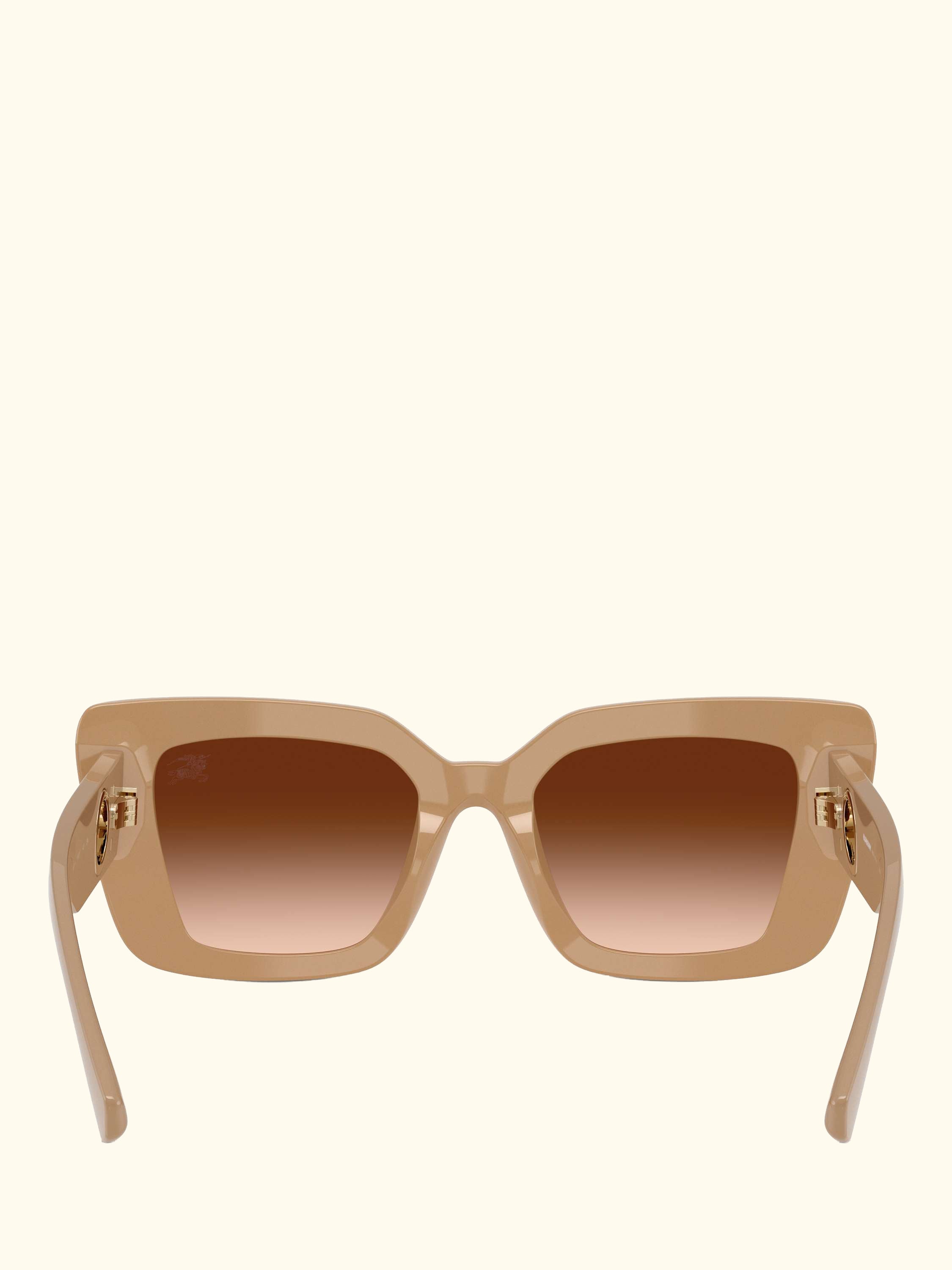 BE447 Women's Cat Eye Sunglasses, Beige/Brown Gradient