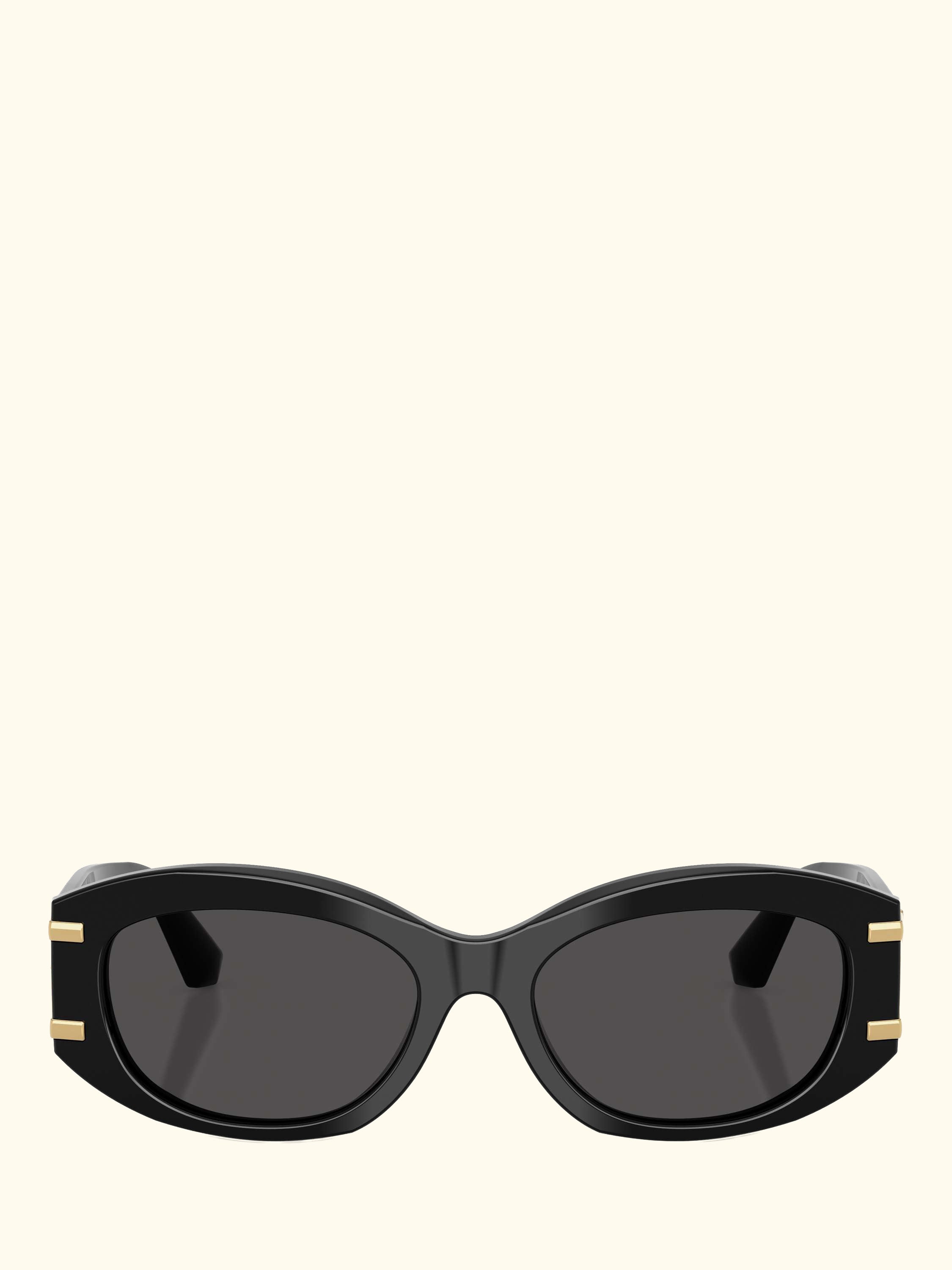 DG4502 Women's Oval Sunglasses, Black/Grey