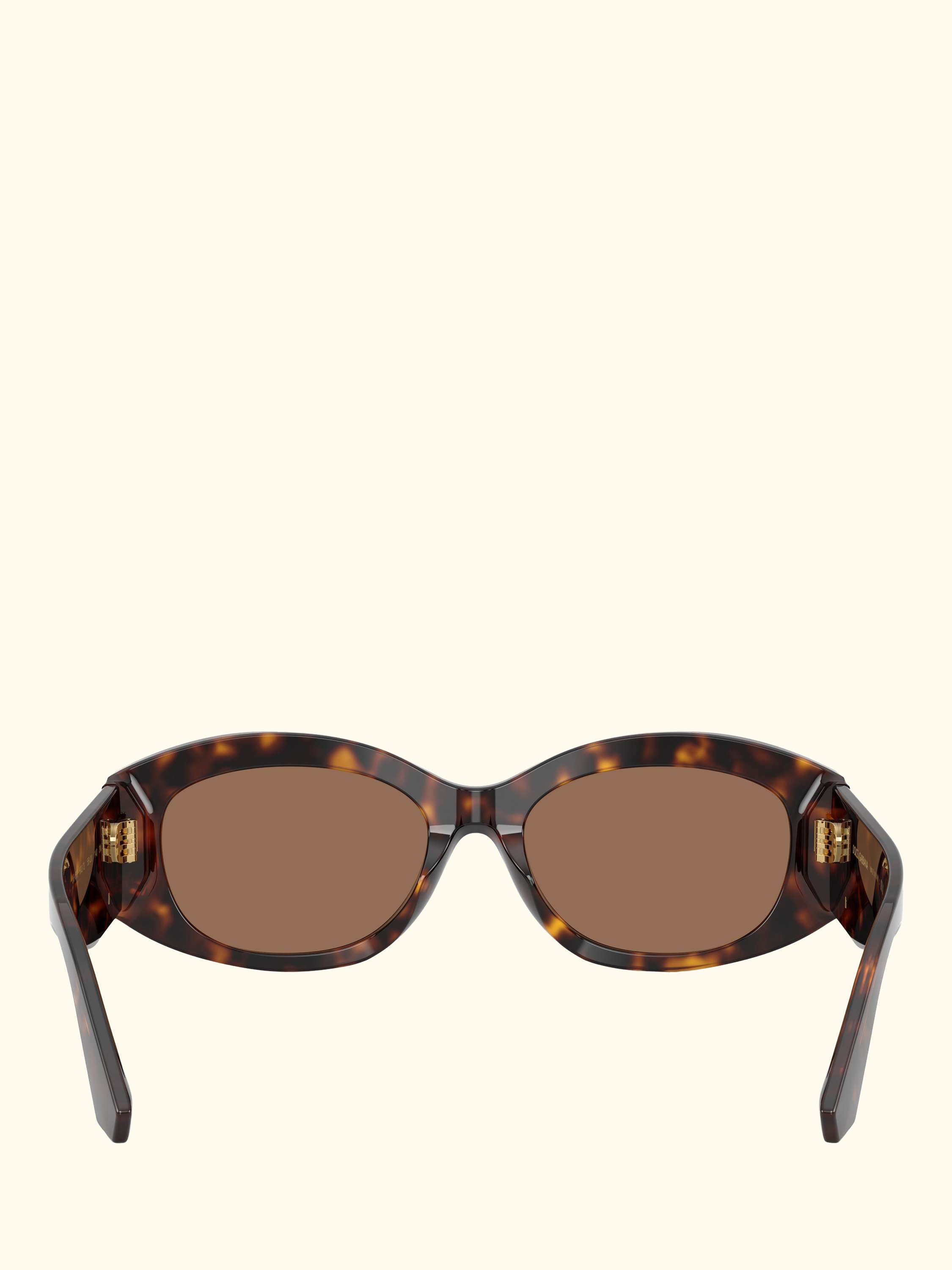 DG4502 Women's Oval Sunglasses, Havana/Brown