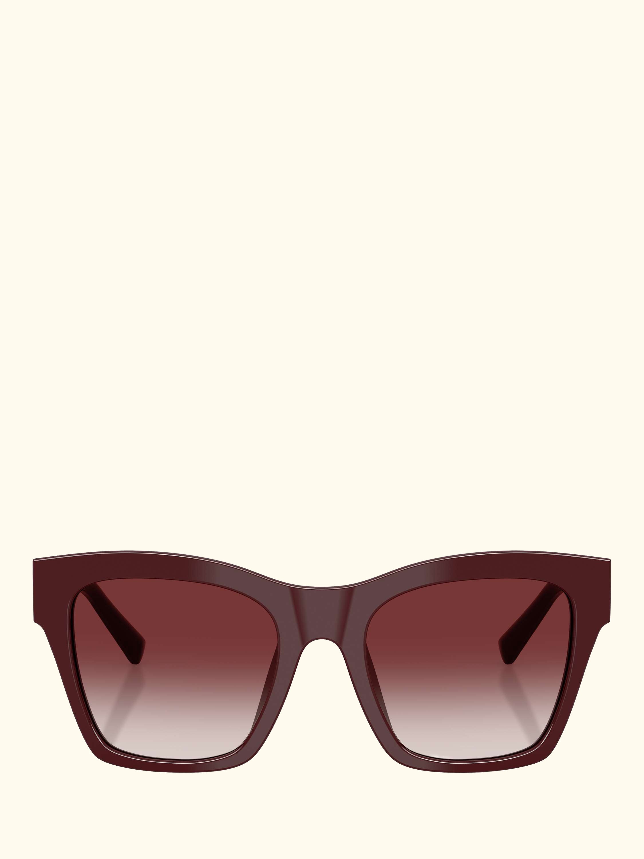 DG4512 Women's Square Sunglasses, Bordeaux/Red Gradient