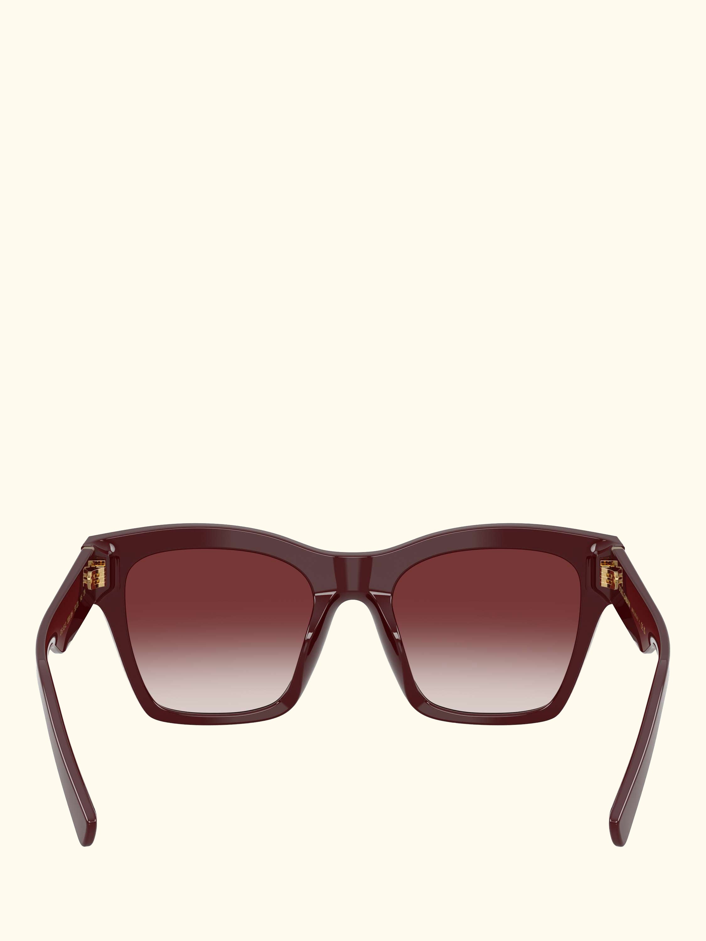 DG4512 Women's Square Sunglasses, Bordeaux/Red Gradient