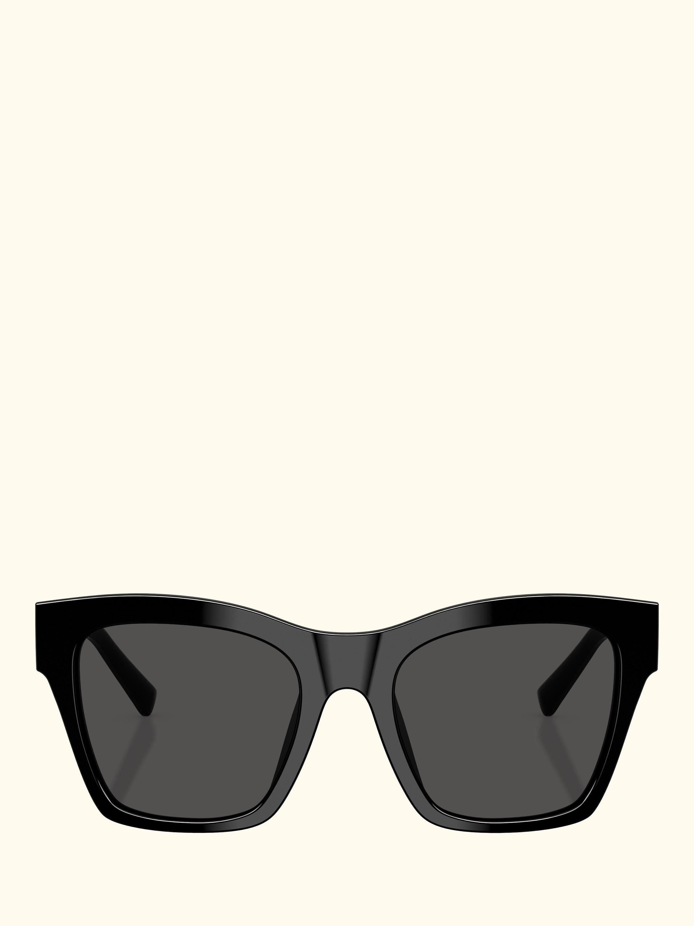 DG4512 Women's Square Sunglasses, Black/Grey