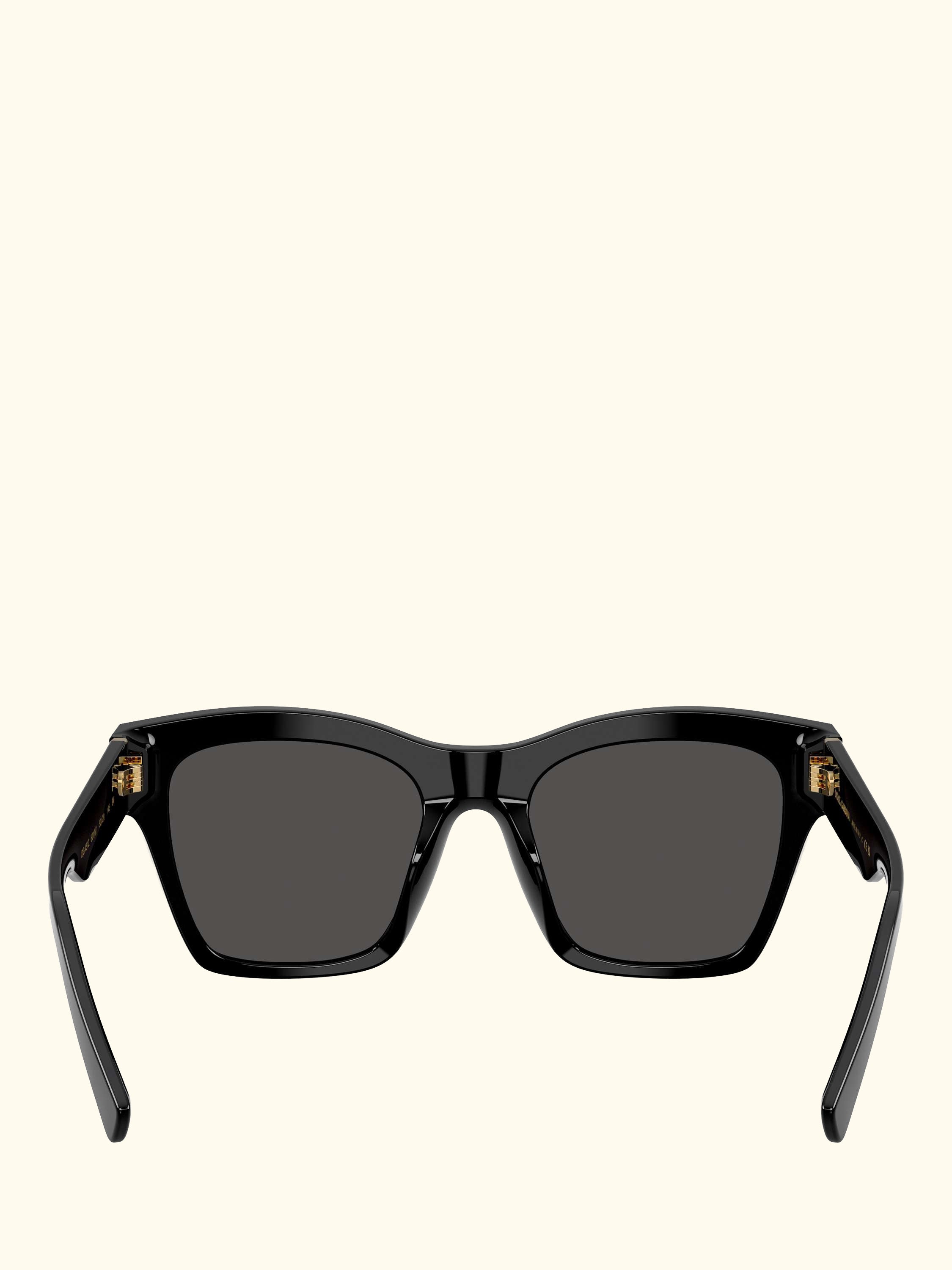 DG4512 Women's Square Sunglasses, Black/Grey