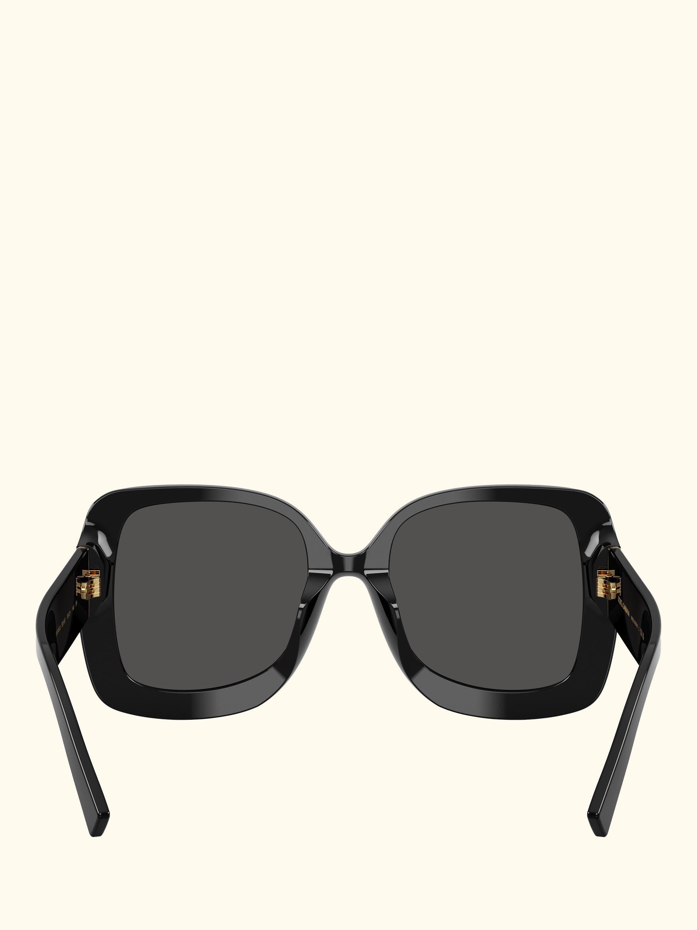 DG45135 Women's Square Sunglasses, Black/Grey