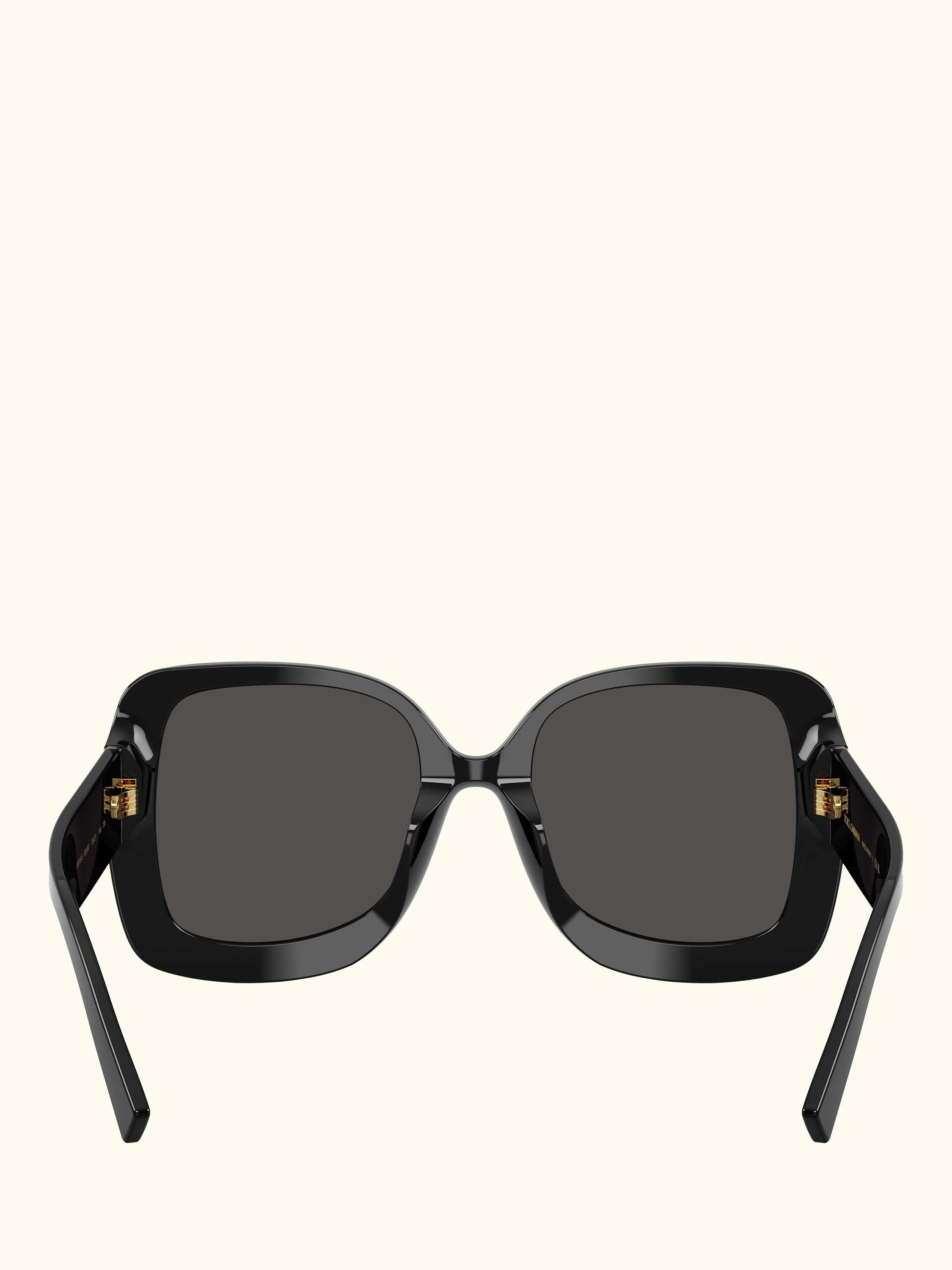 DG45135 Women's Square Sunglasses, Black/Grey