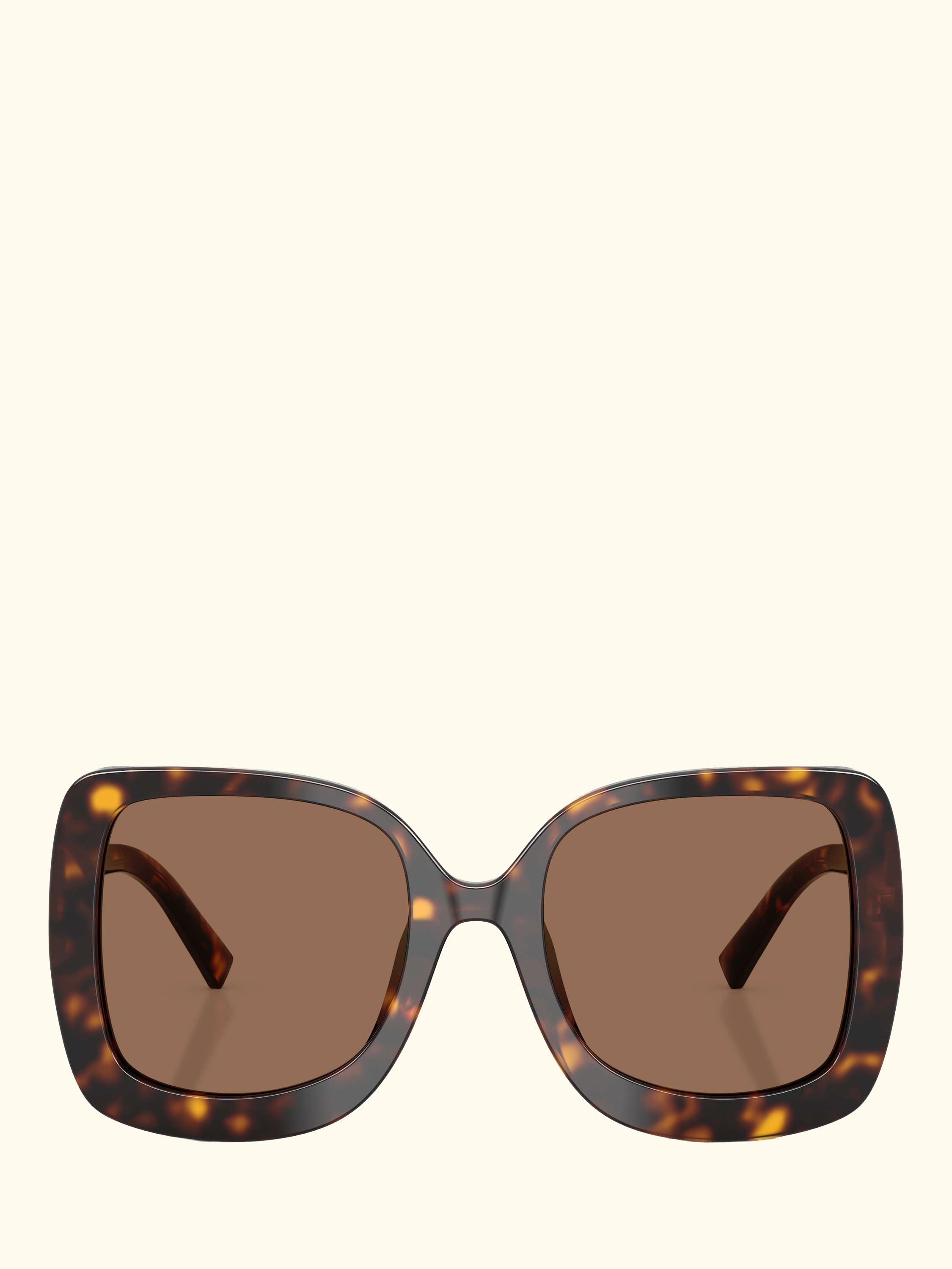 DG4513 Women's Square Sunglasses, Havana/Brown