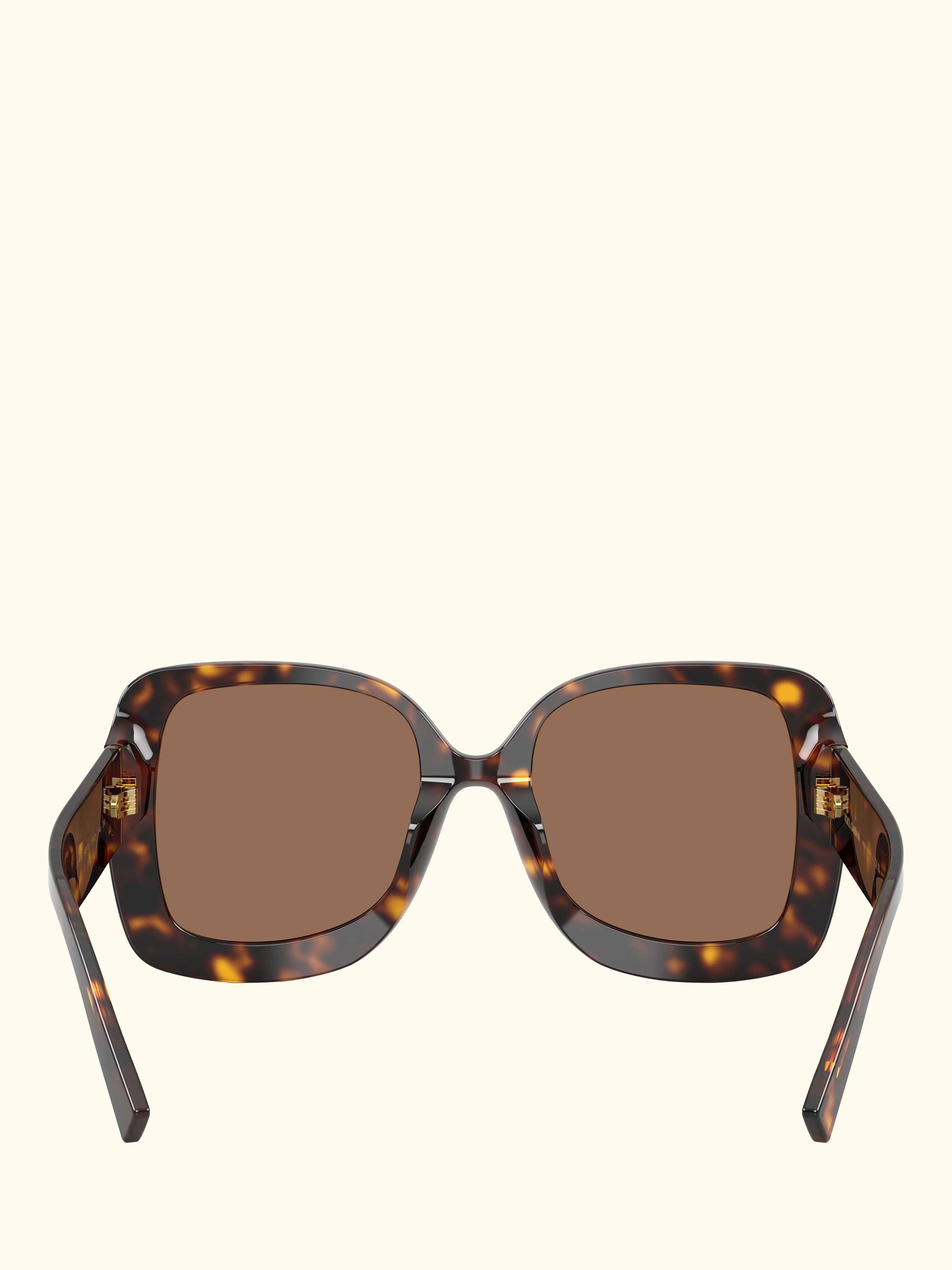 DG4513 Women's Square Sunglasses, Havana/Brown
