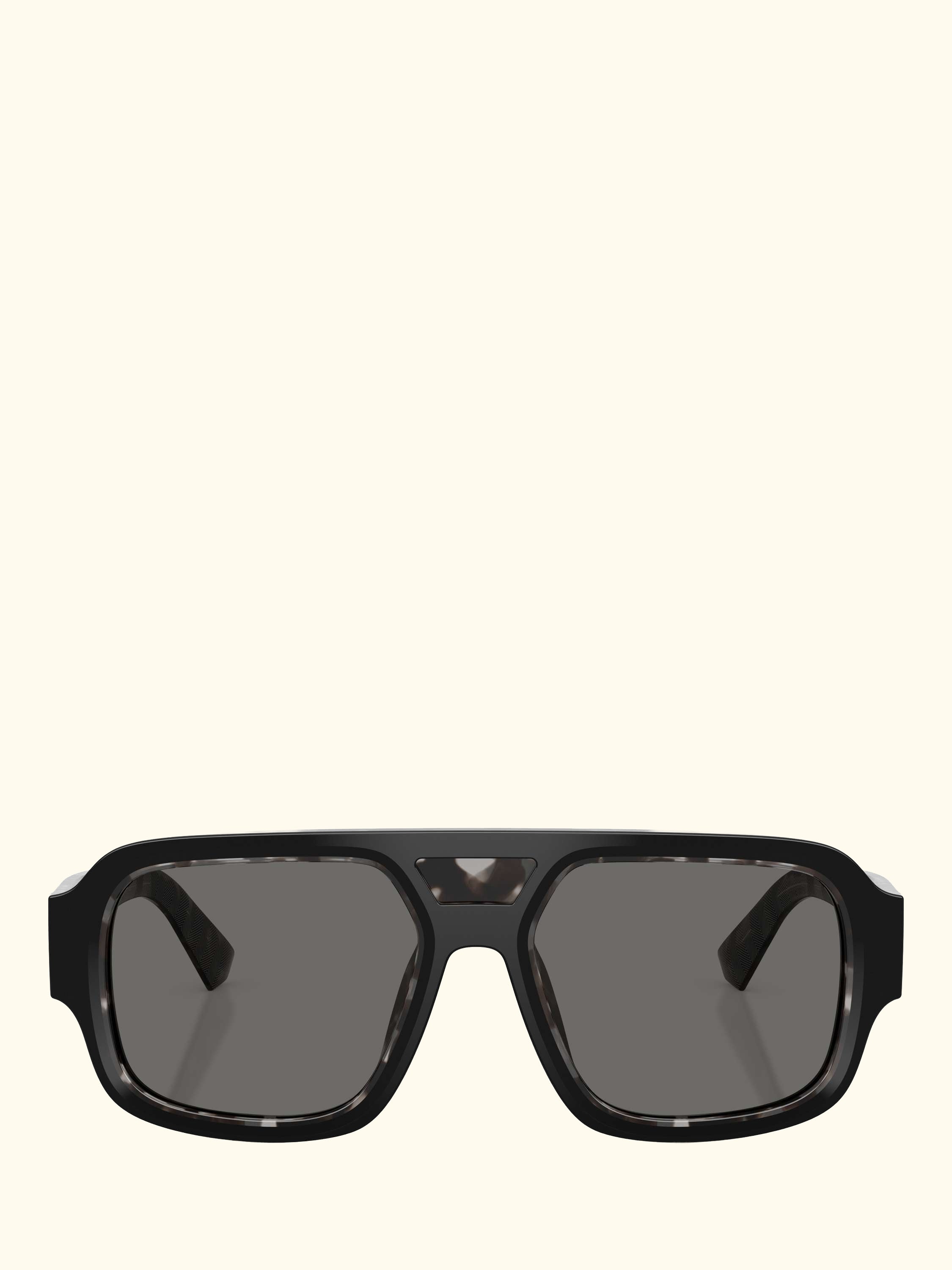 DG4516 Men's Square Sunglasses, Black/Grey