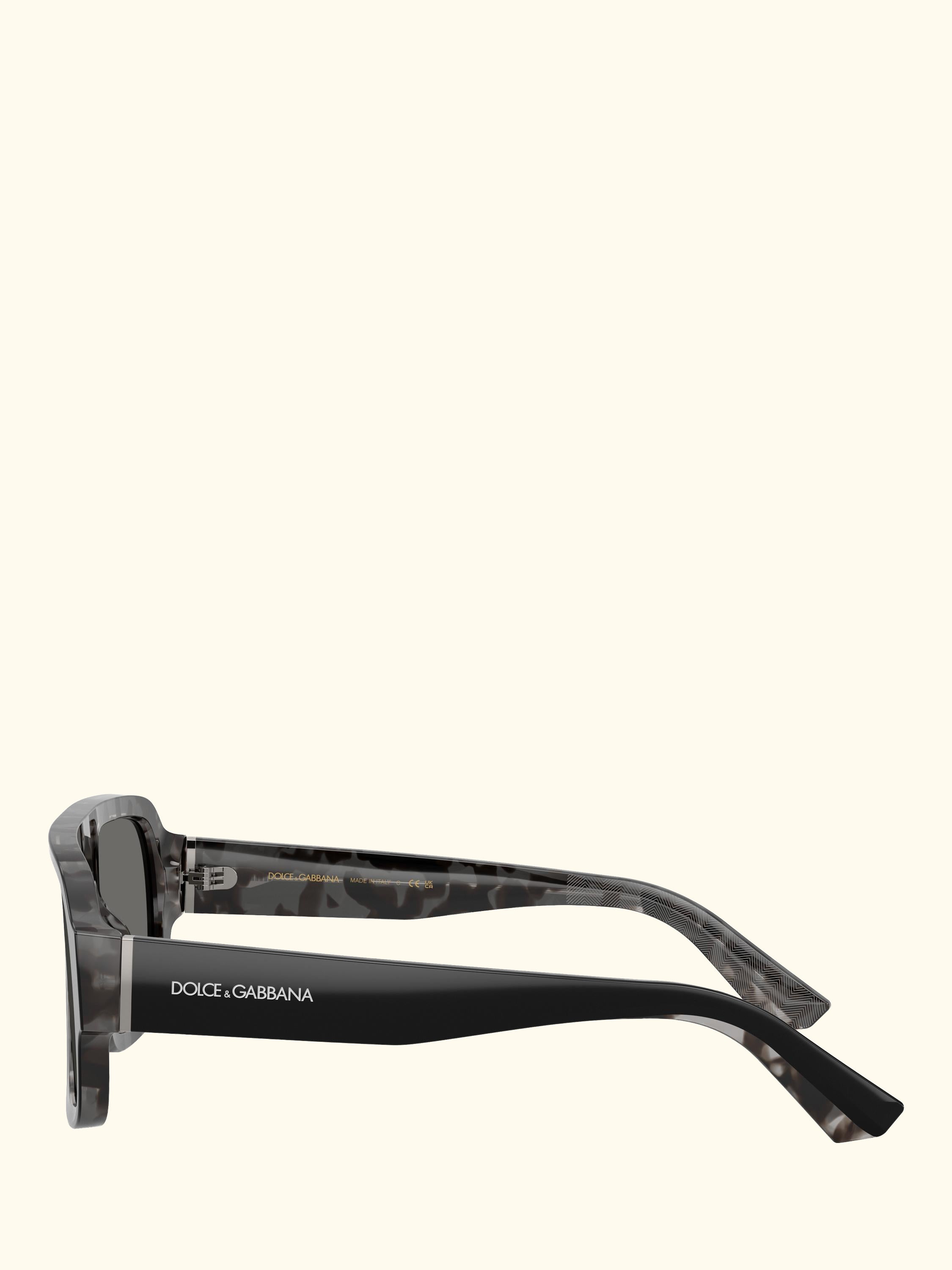 DG4516 Men's Square Sunglasses, Black/Grey
