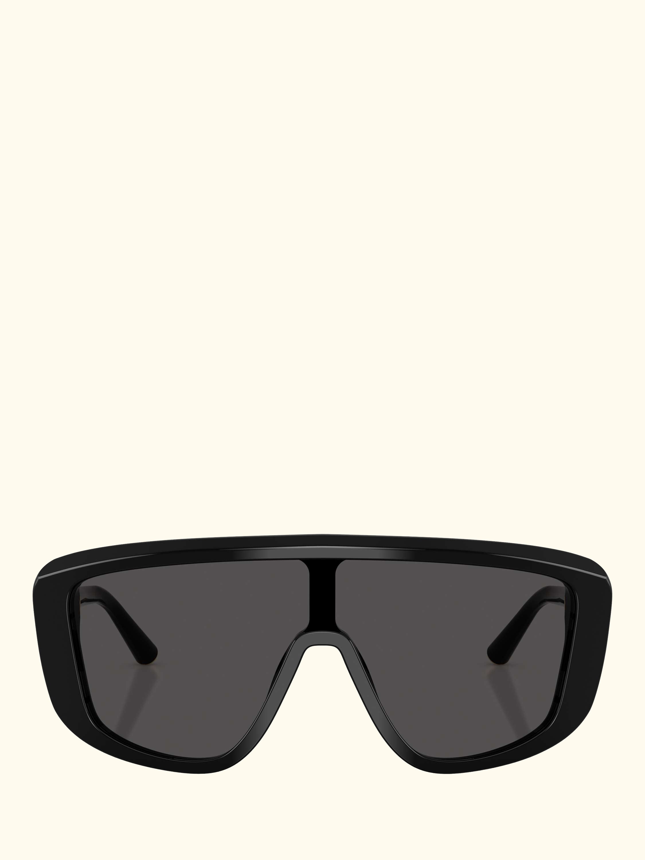 DG4520 Men's Rectangular Sunglasses, Black