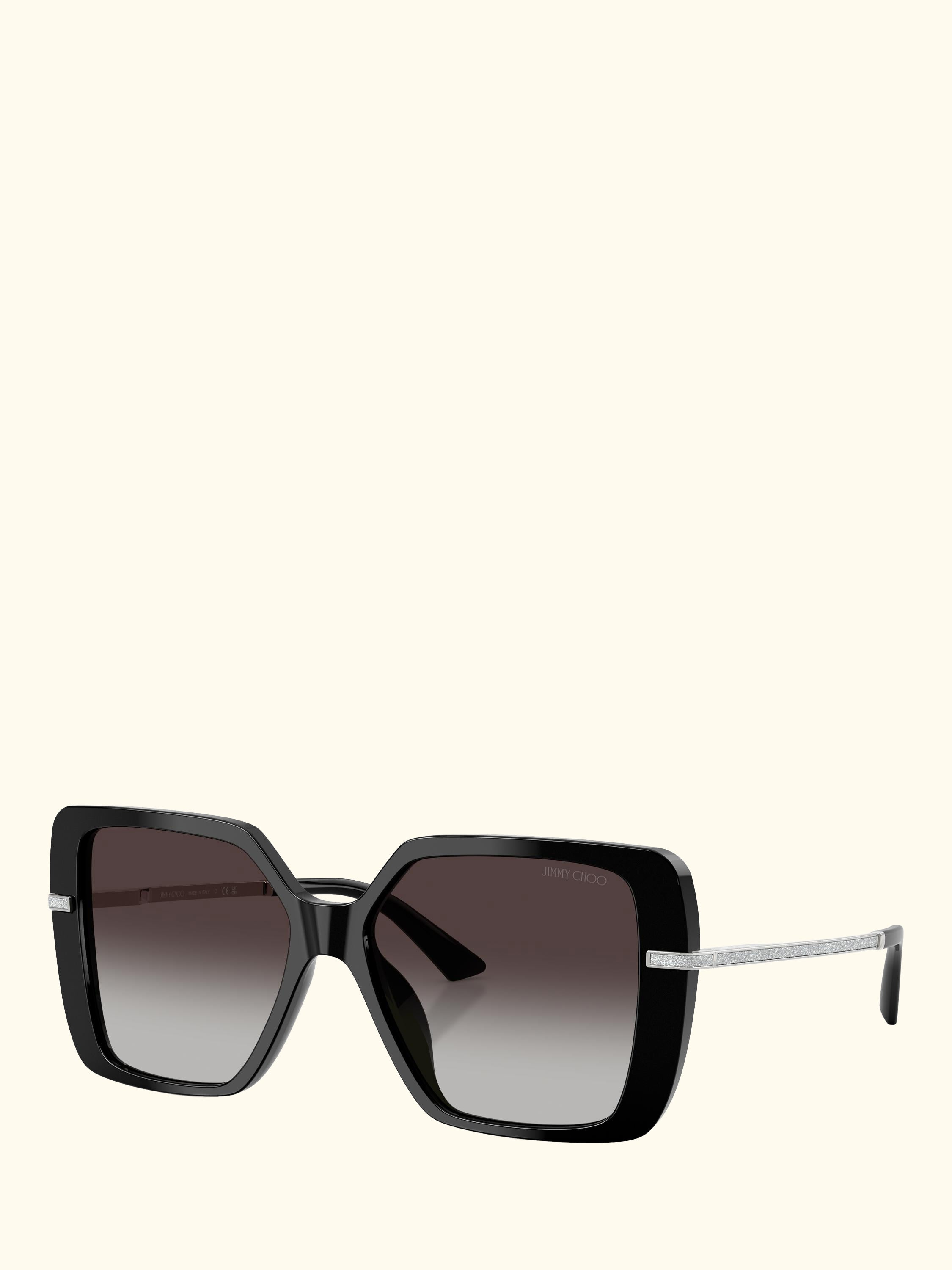 JC5048 Women's Square Sunglasses, Black/Grey Gradient