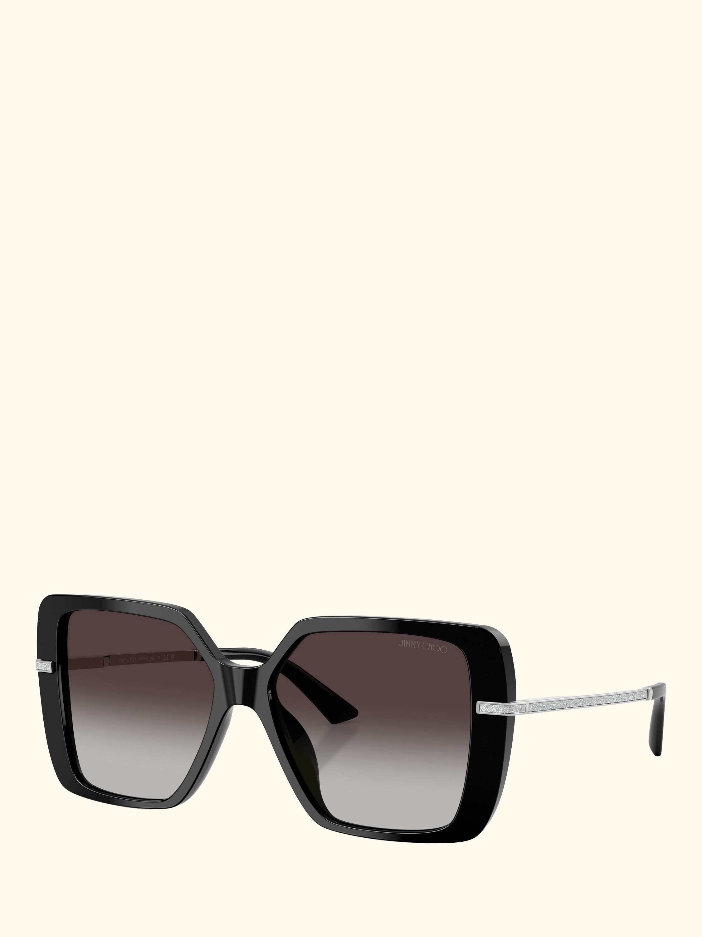 JC5048 Women's Square Sunglasses, Black/Grey Gradient