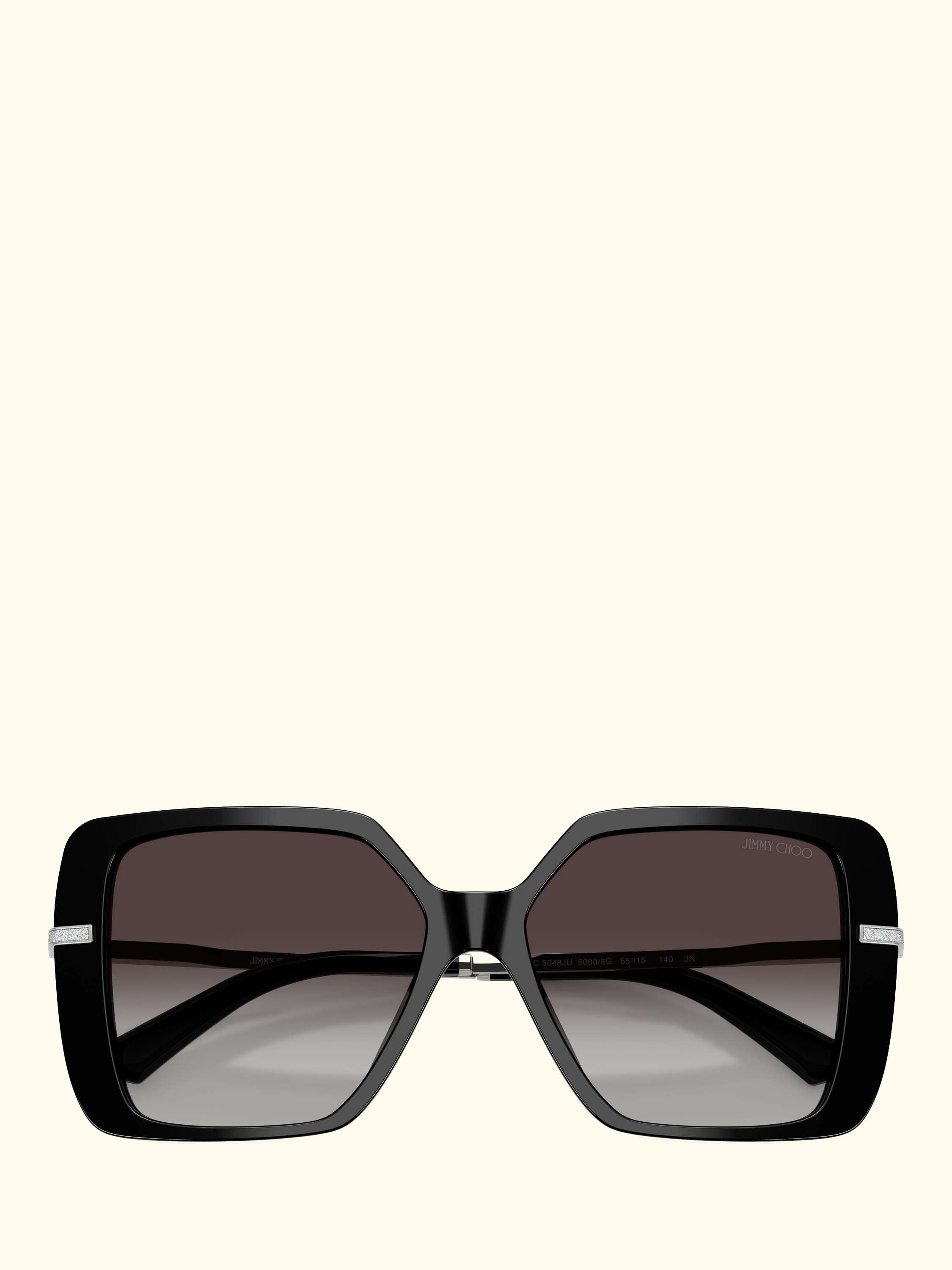 JC5048 Women's Square Sunglasses, Black/Grey Gradient