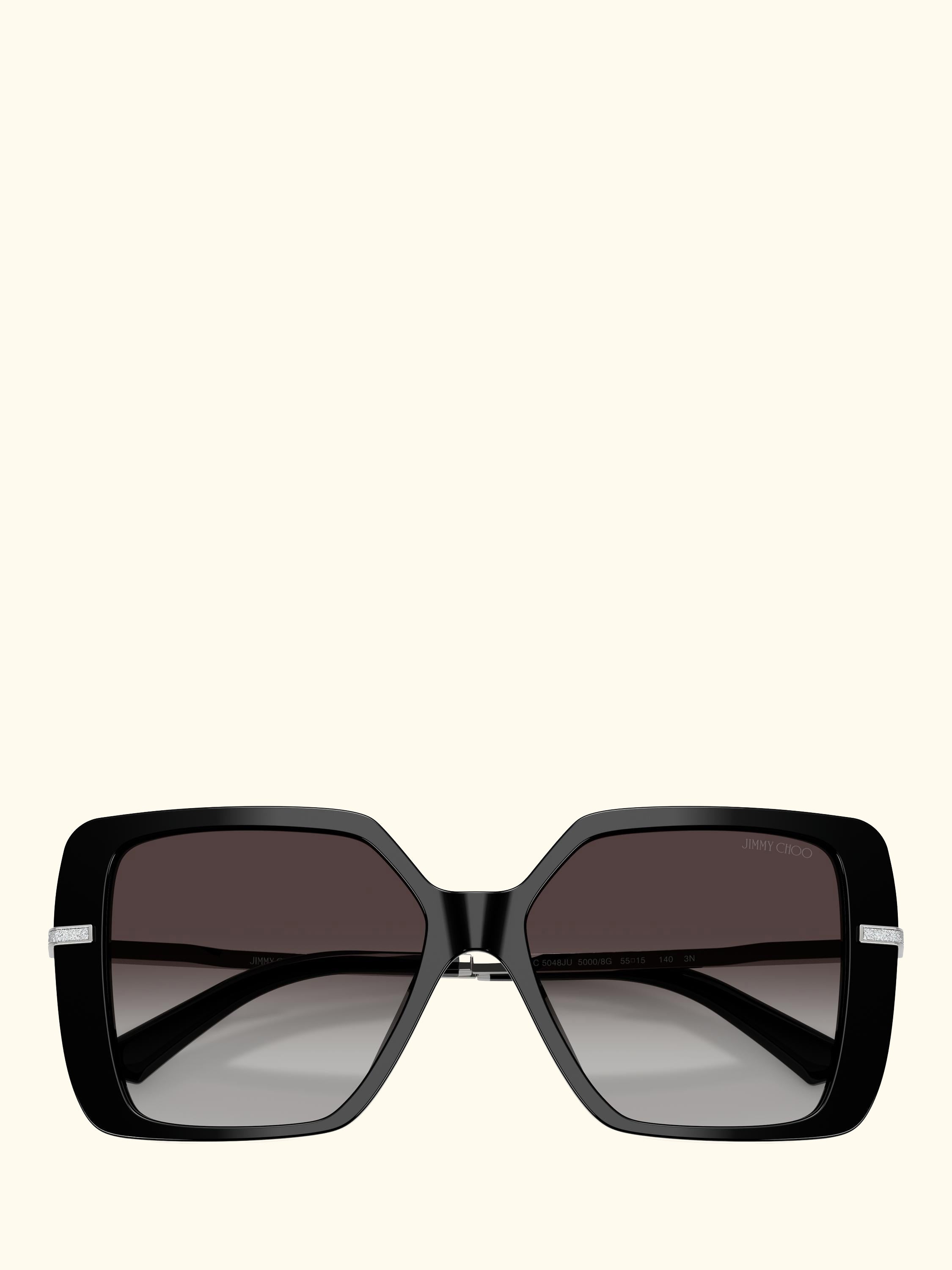 JC5048 Women's Square Sunglasses, Black/Grey Gradient