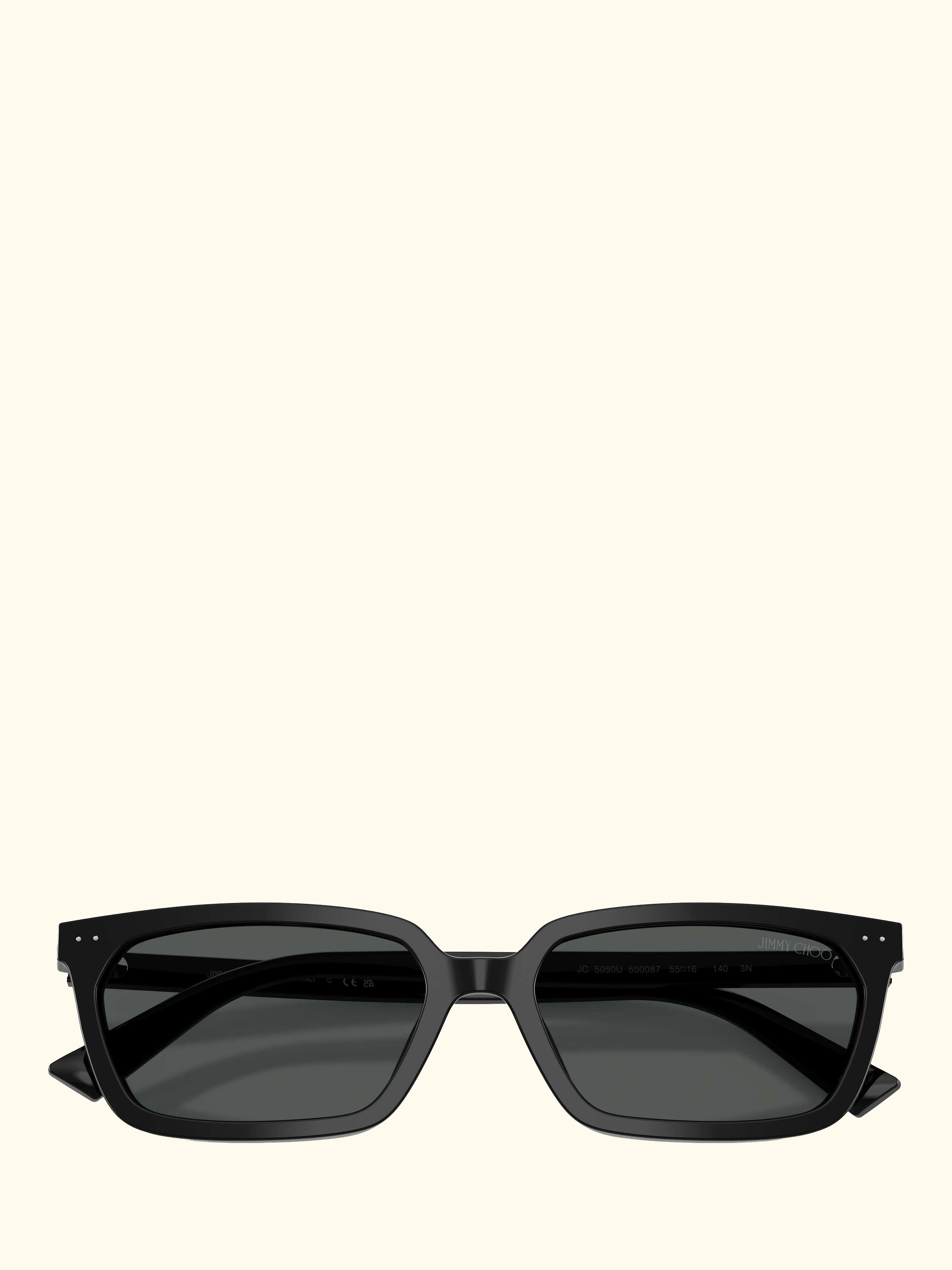 JC5050 Women's Rectangular Sunglasses, Black