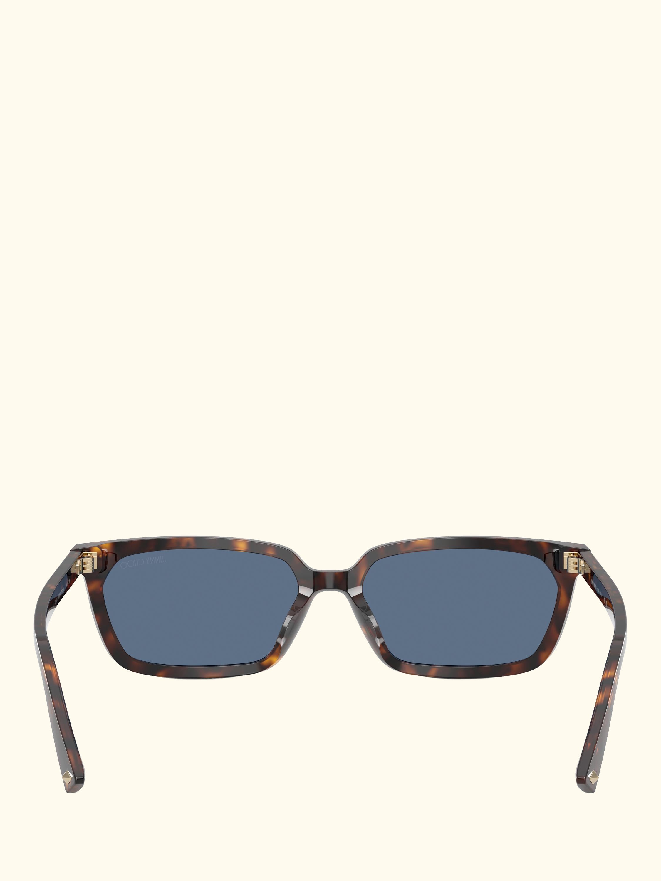 JC5050 Women's Rectangular Sunglasses, Tortoise/Blue