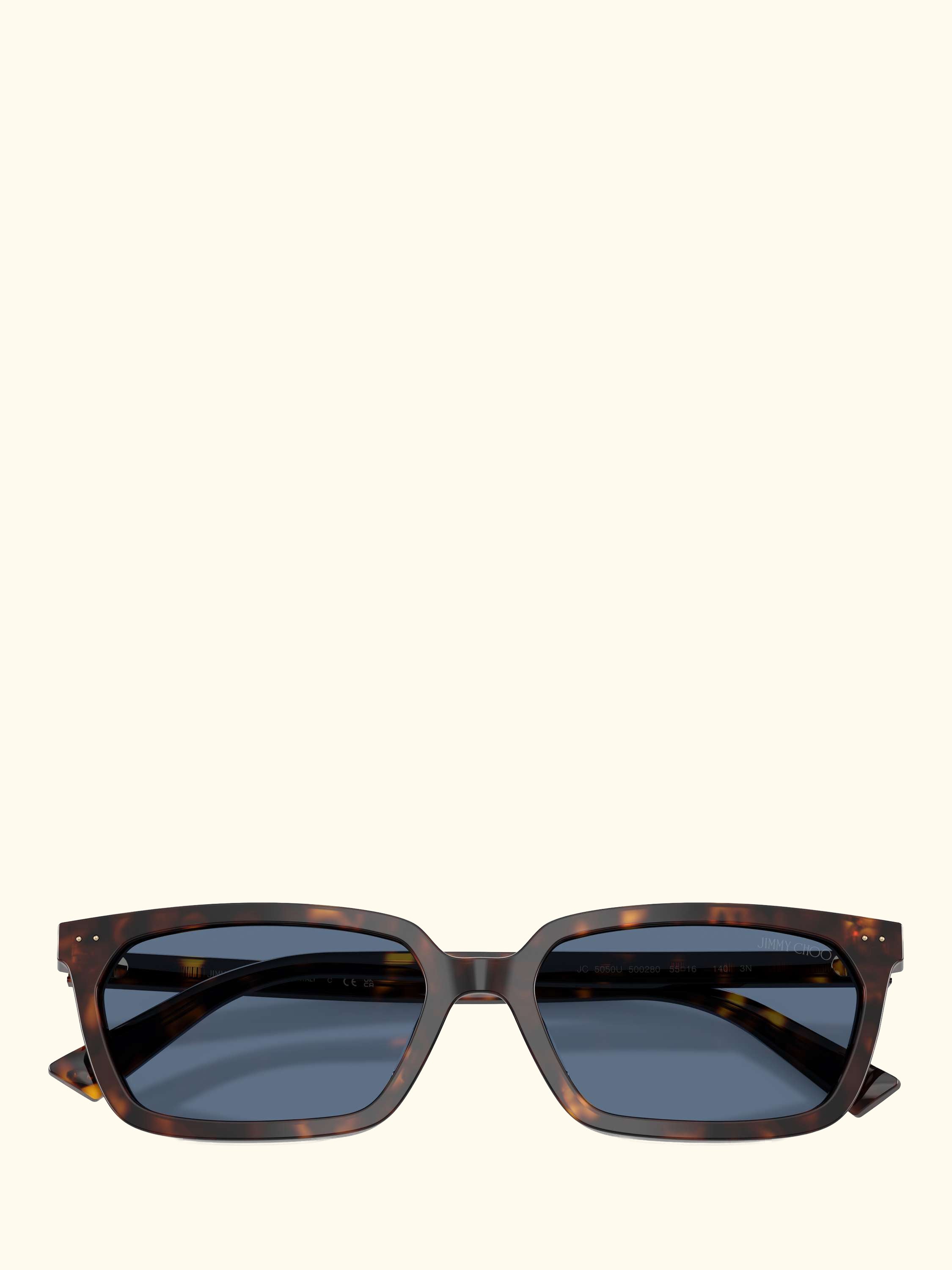 JC5050 Women's Rectangular Sunglasses, Tortoise/Blue