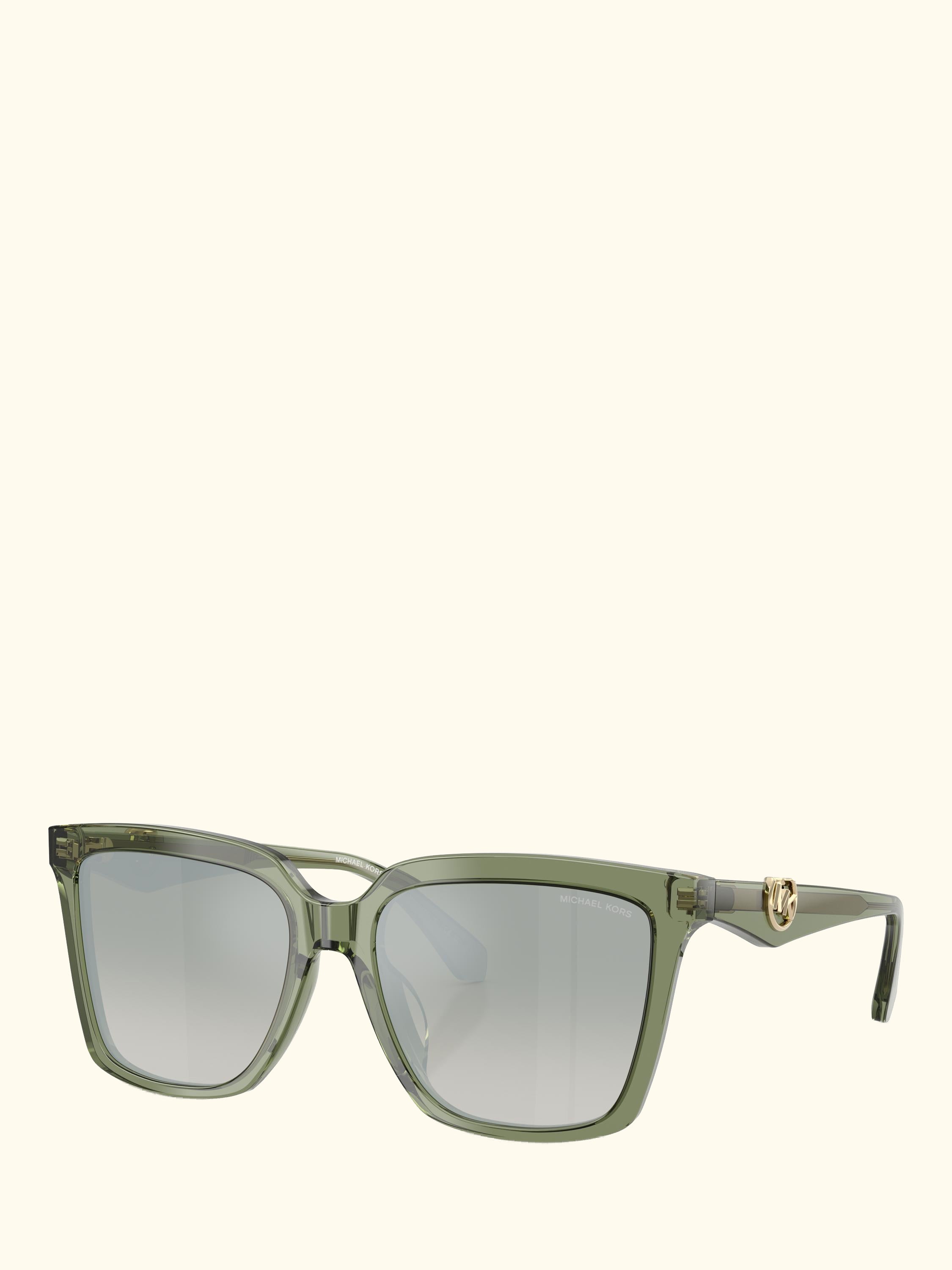 MK2256 Women's Square Sunglasses, Green