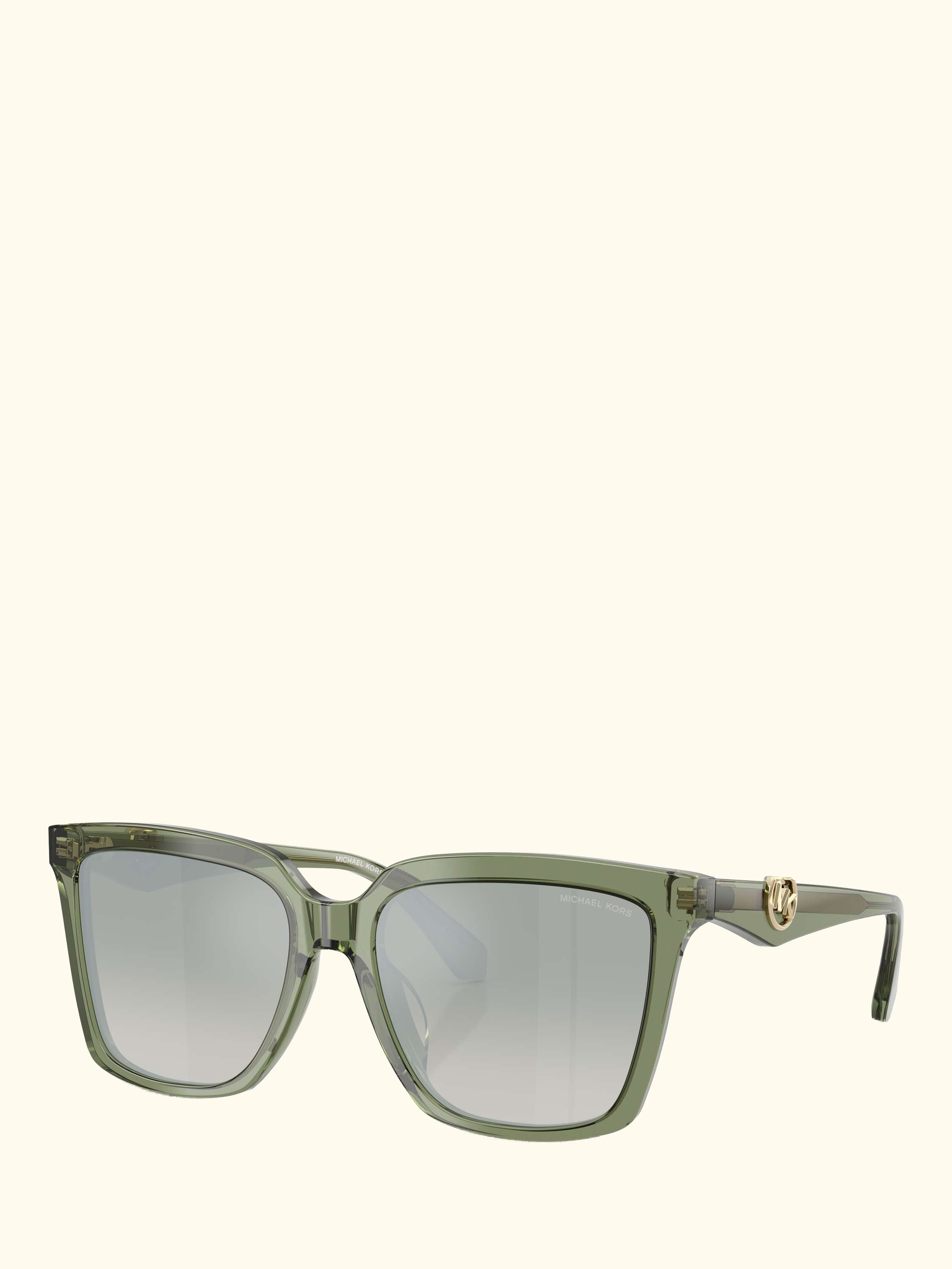 MK2256 Women's Square Sunglasses, Green