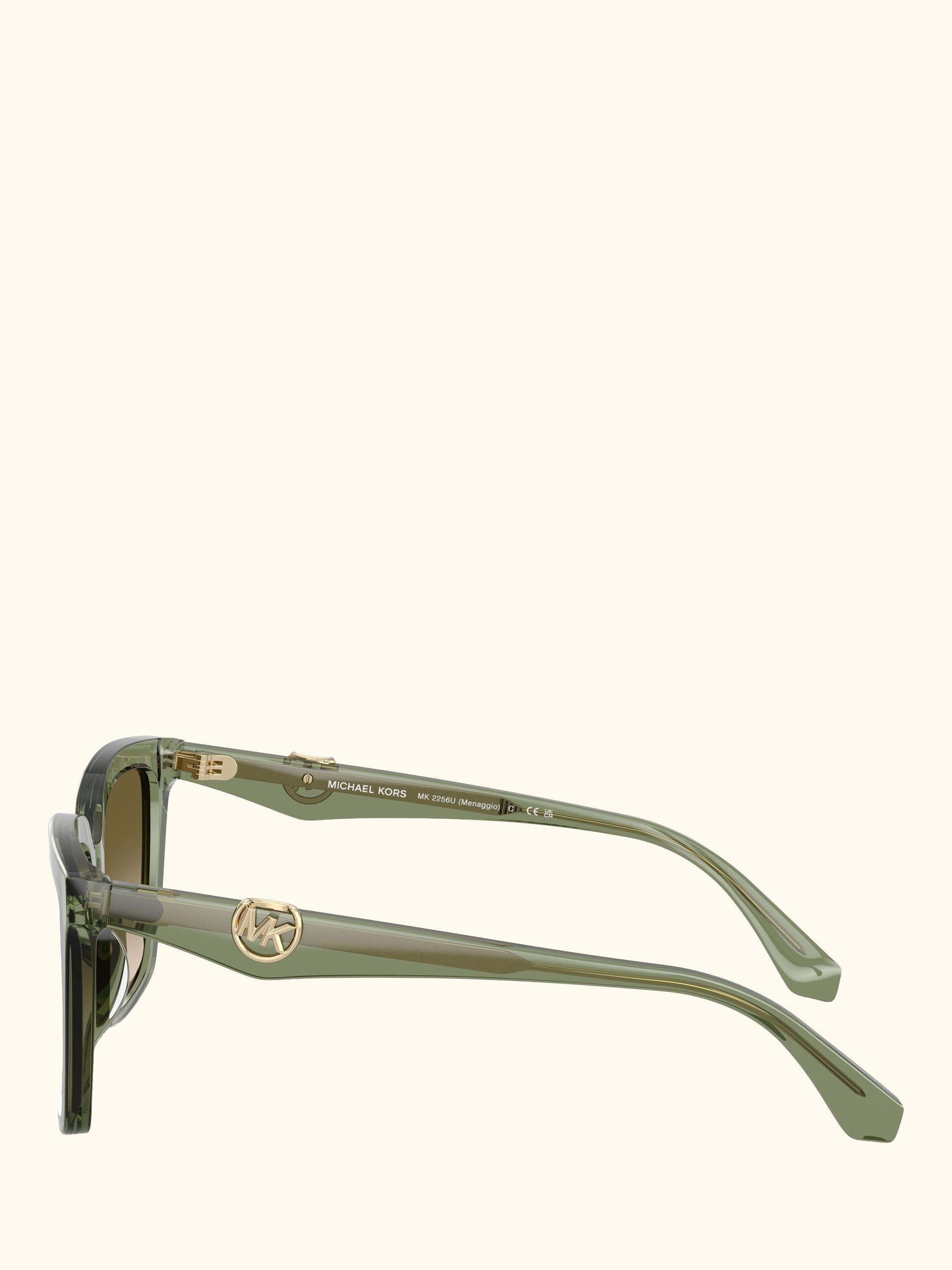 MK2256 Women's Square Sunglasses, Green