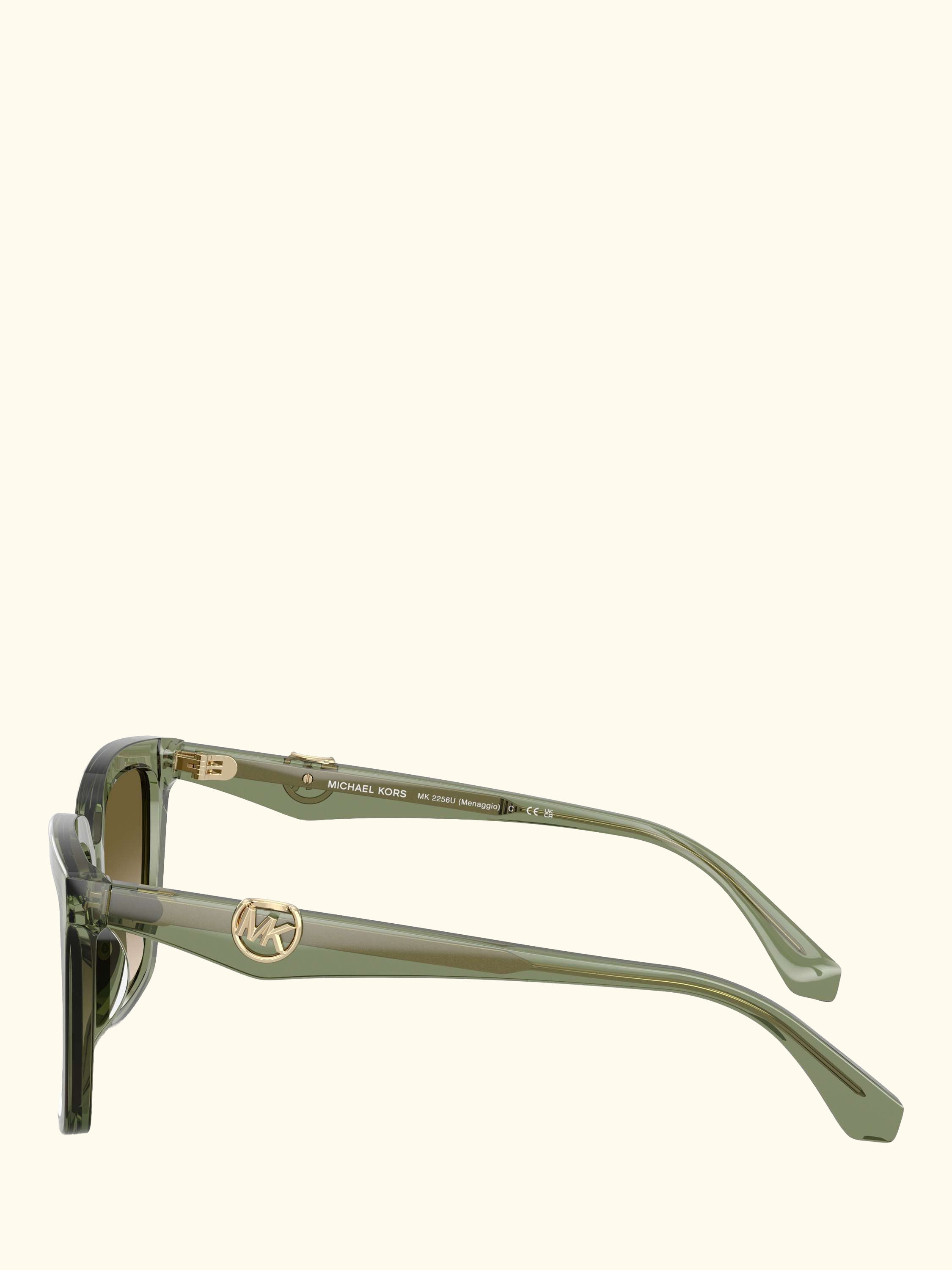 MK2256 Women's Square Sunglasses, Green