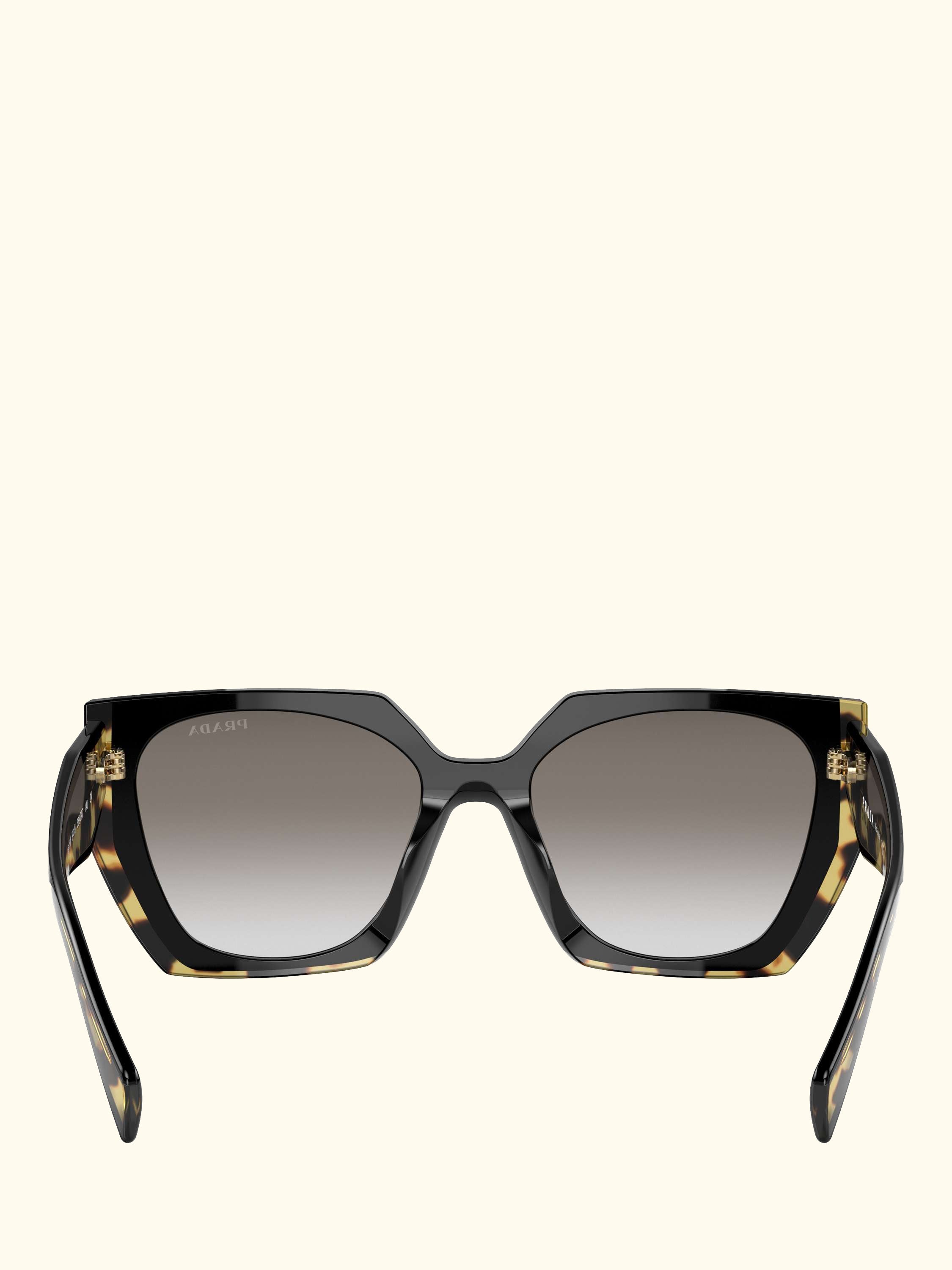 PR 15WS Women's Cat's Eye Sunglasses, Black Tortoise/Grey Gradient