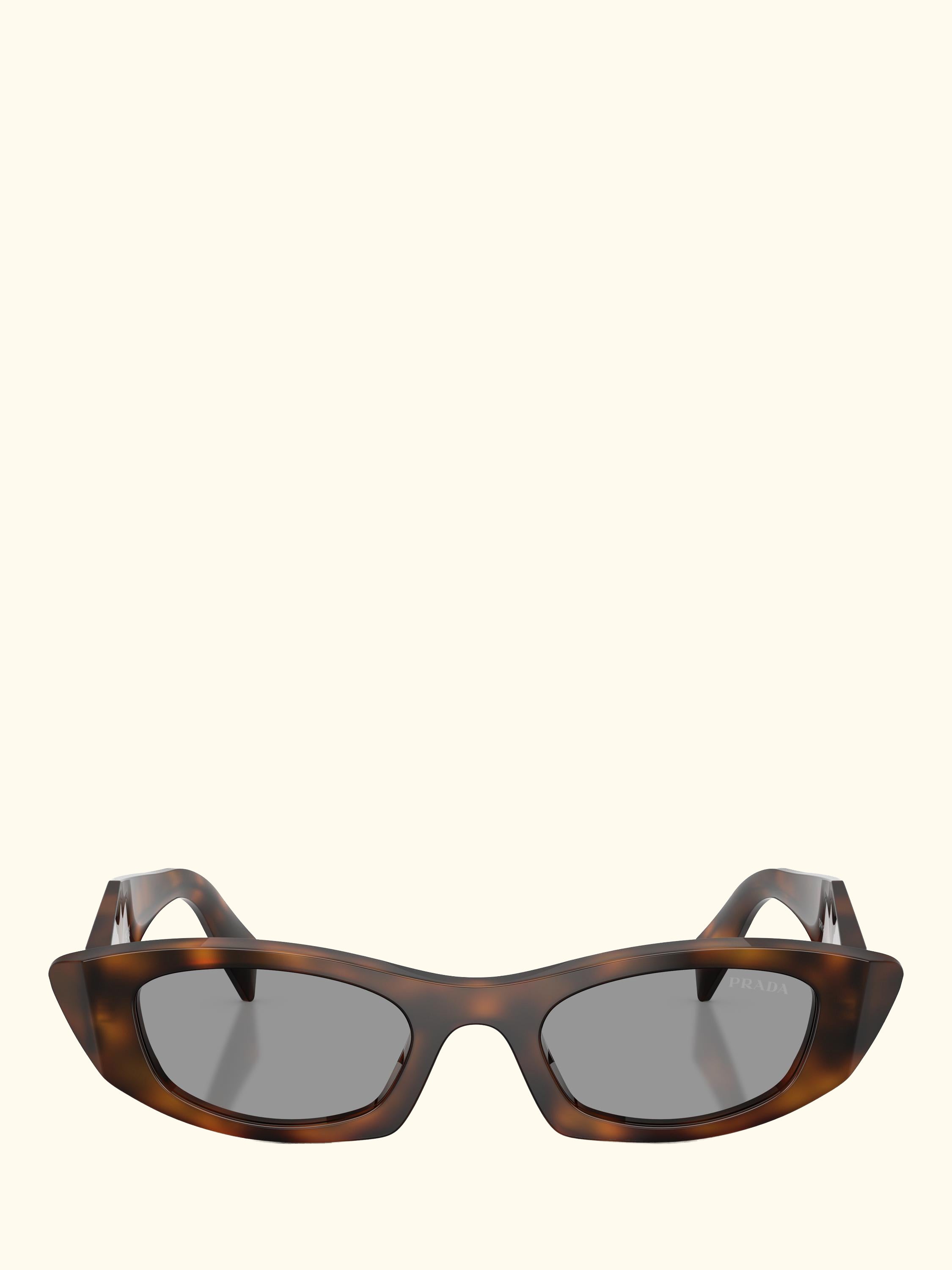 PR B16S Women's Oval Sunglasses, Juniper Tortoise/Grey