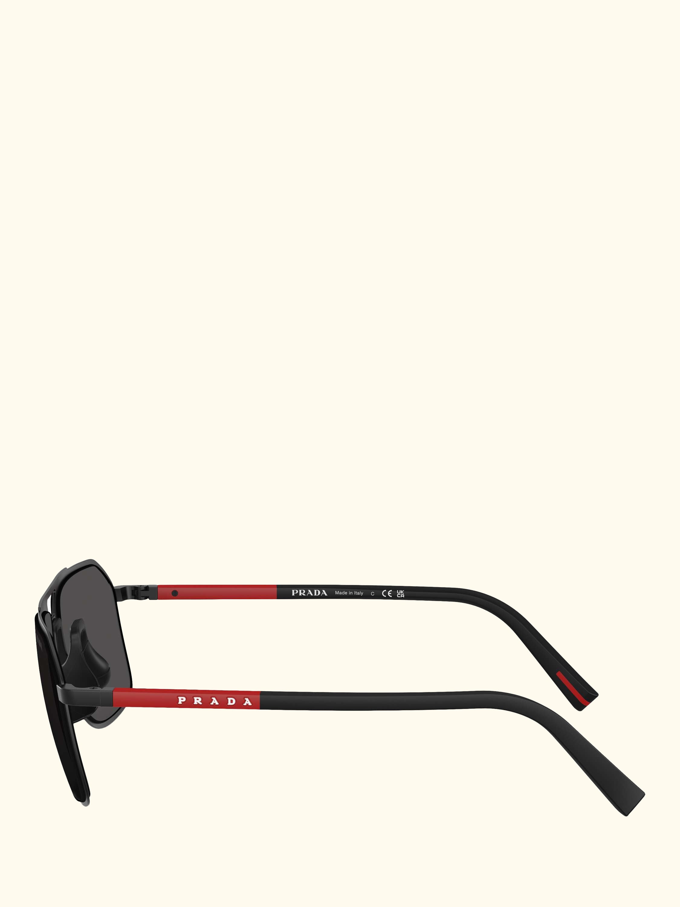 PS B51S1B Men's Aviator Sunglasses, Matte Black