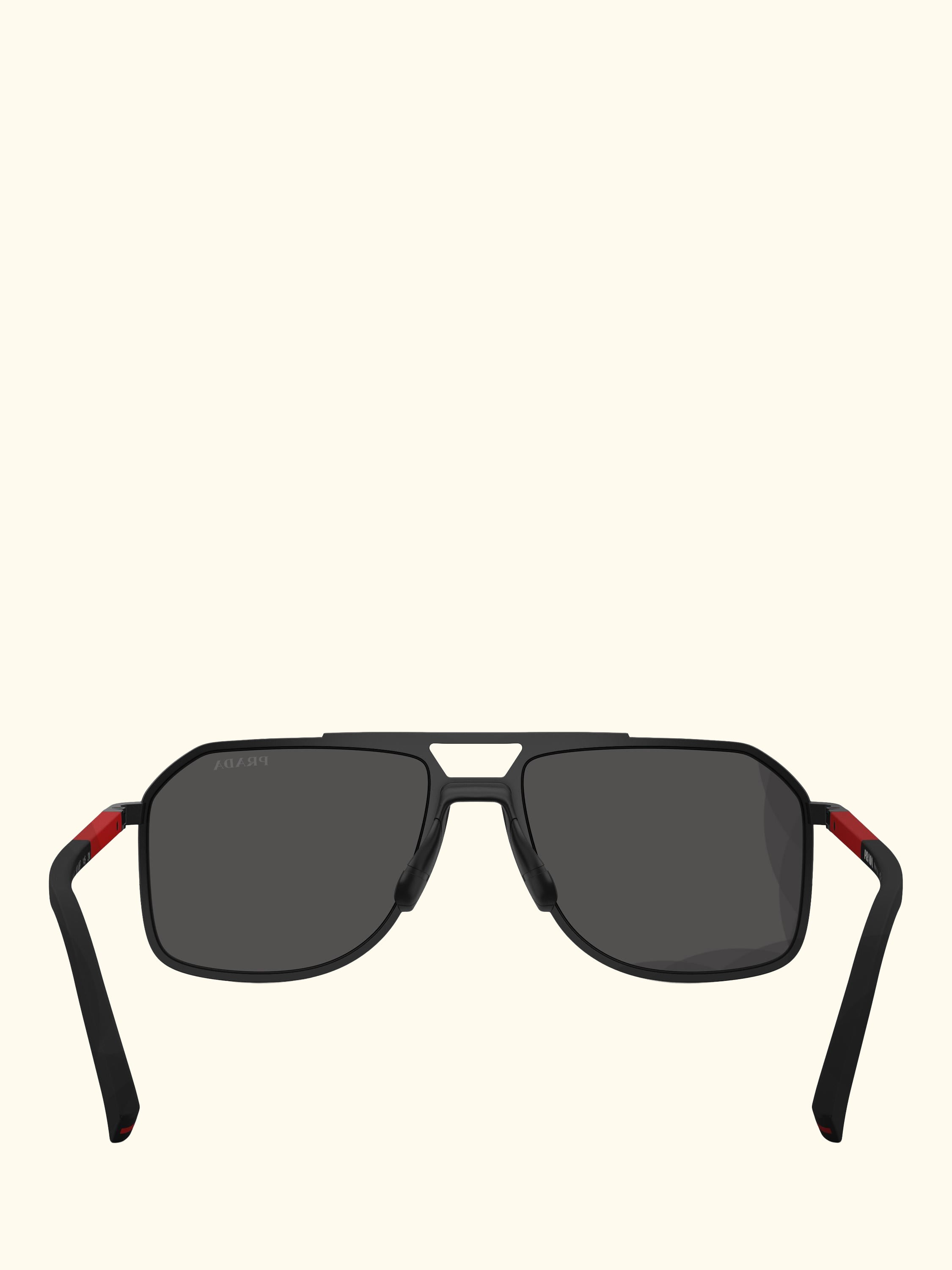 PS B51S1B Men's Aviator Sunglasses, Matte Black