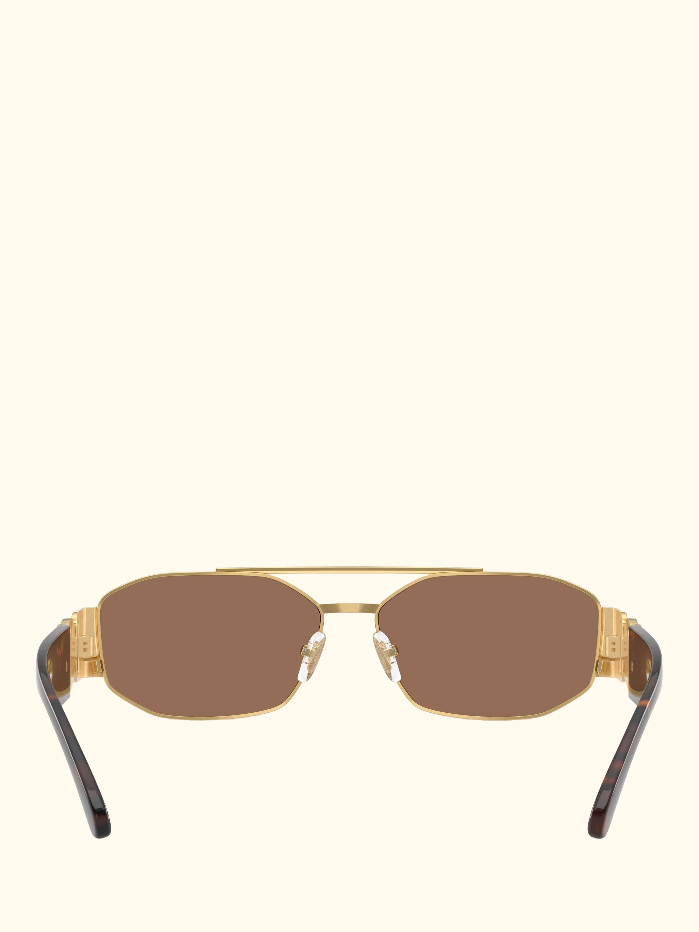 VE2287 Men's Irregular Sunglasses, Gold/Brown