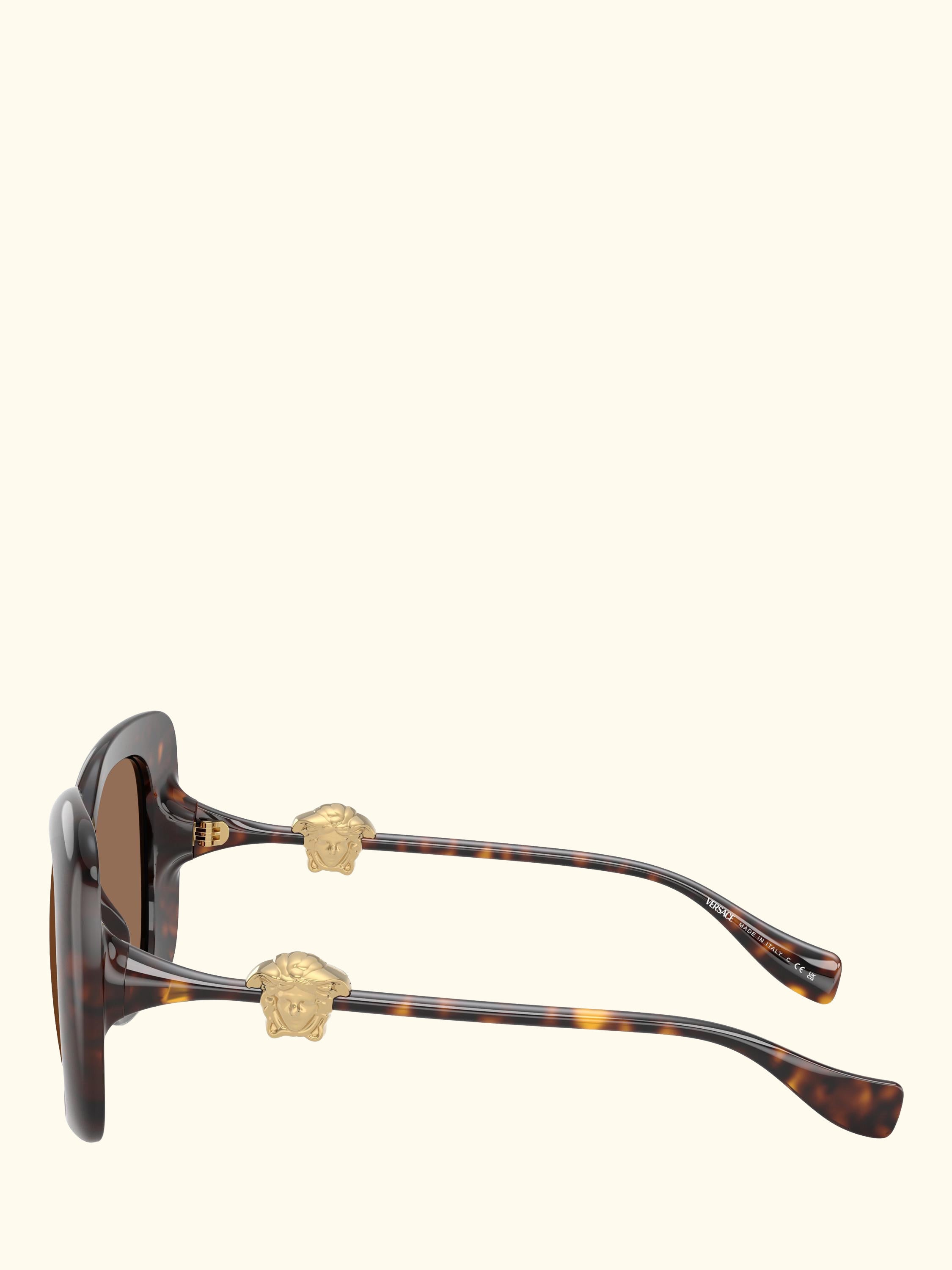 VE4499U Women's Square Sunglasses, Black/Grey