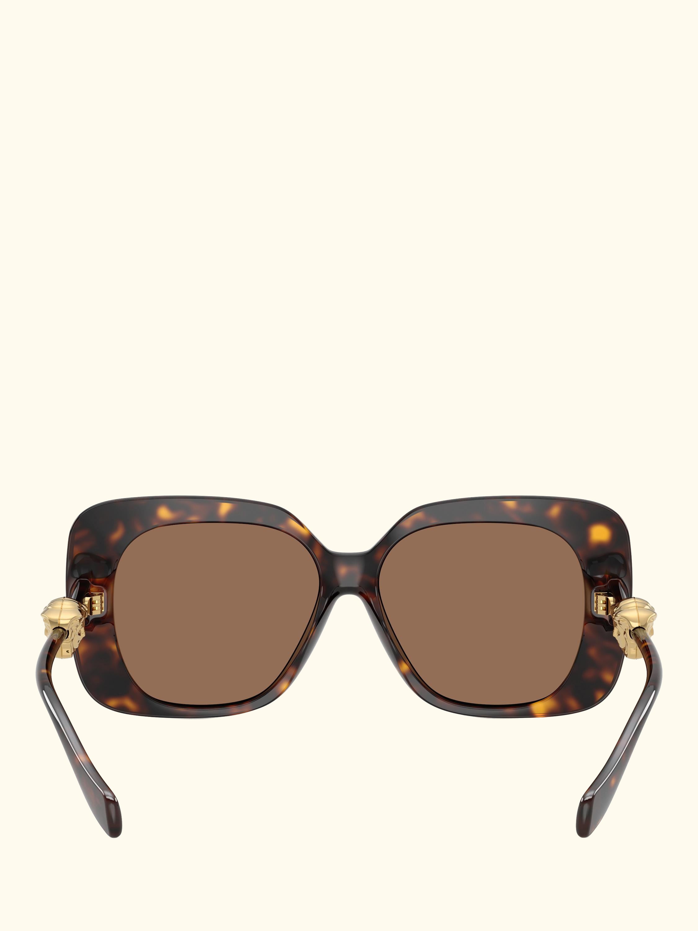 VE4499U Women's Square Sunglasses, Black/Grey