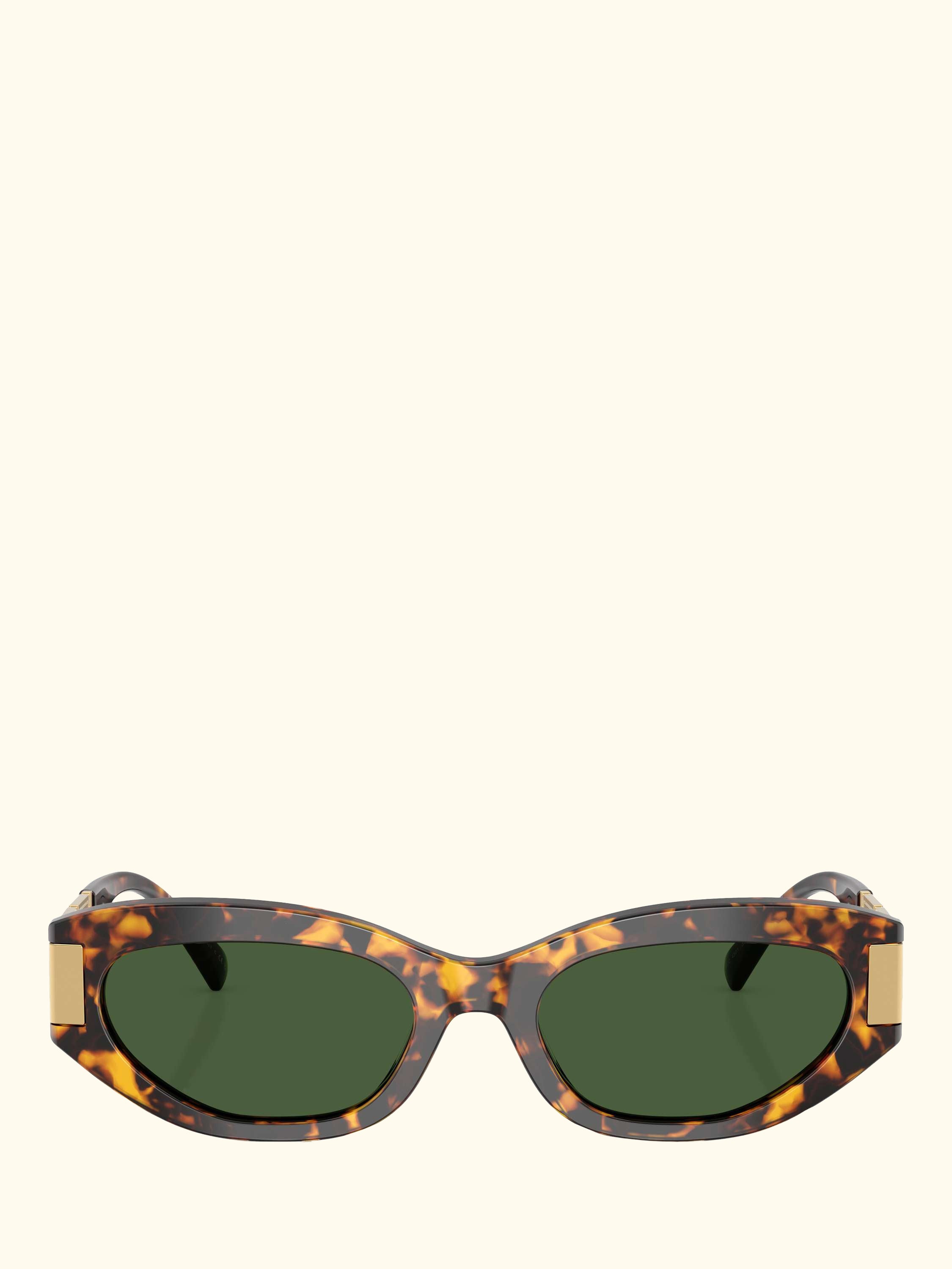 VE4501 Women's Cat's Eye Sunglasses, Brown Tortoise/Green