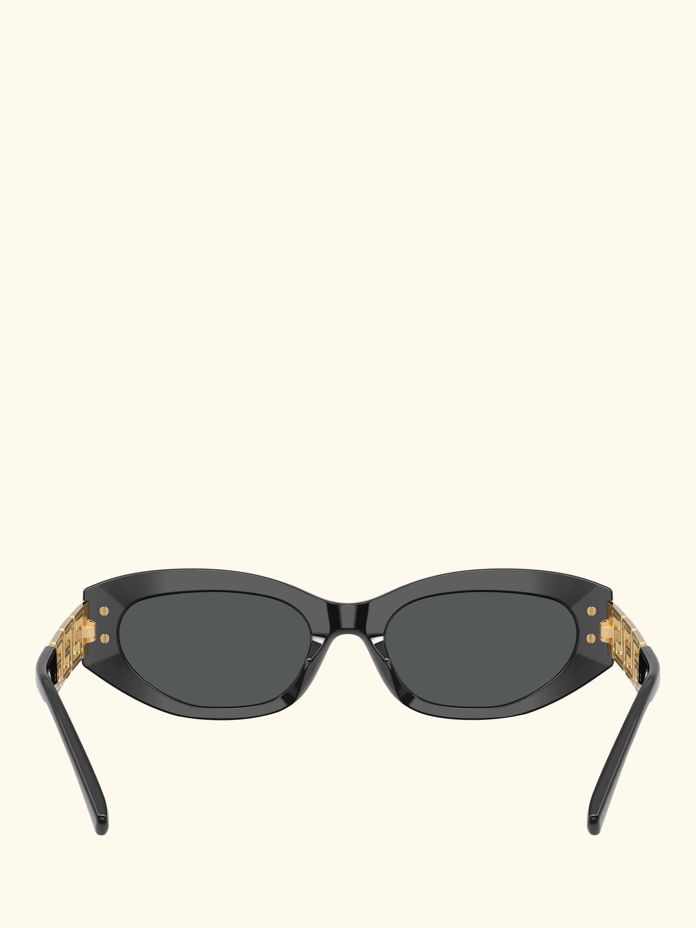 VE4501G Women's Cat's Eye Sunglasses, Black/Grey