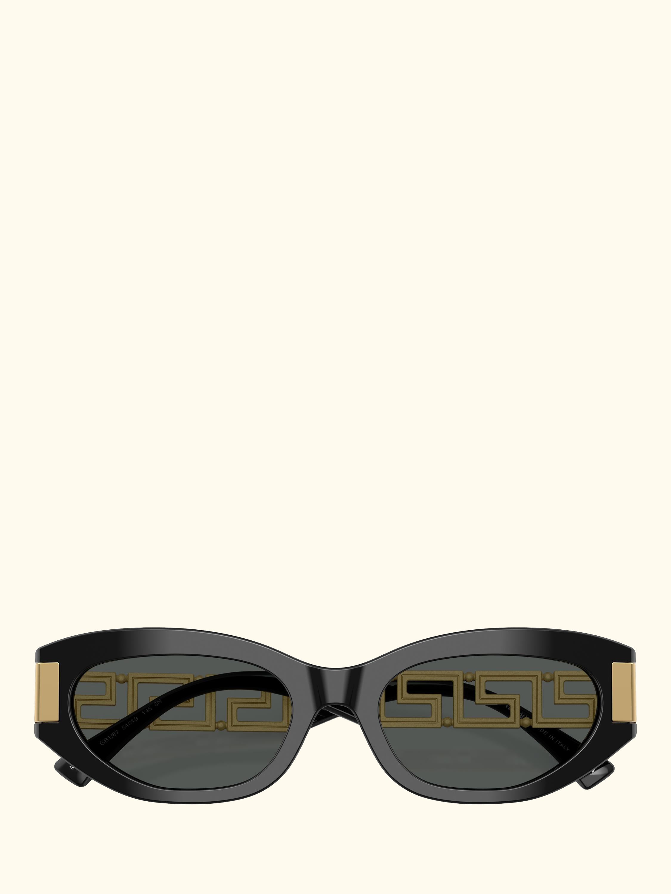 VE4501G Women's Cat's Eye Sunglasses, Black/Grey