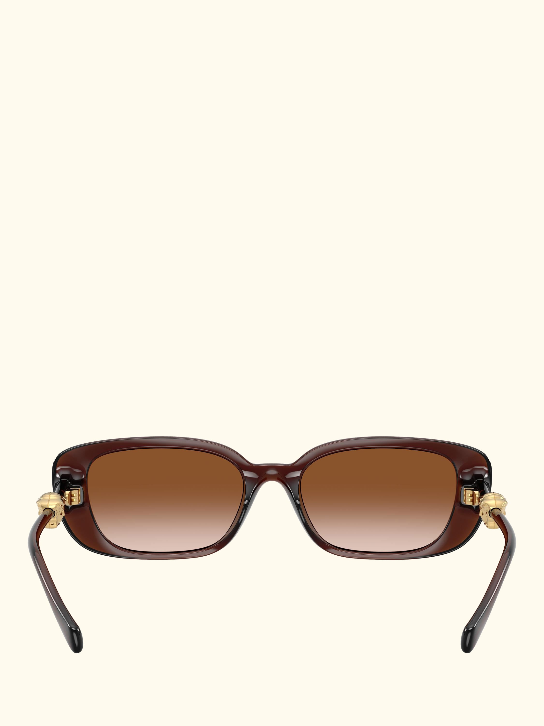 VE4504D Women's Pillow Sunglasses, Brown