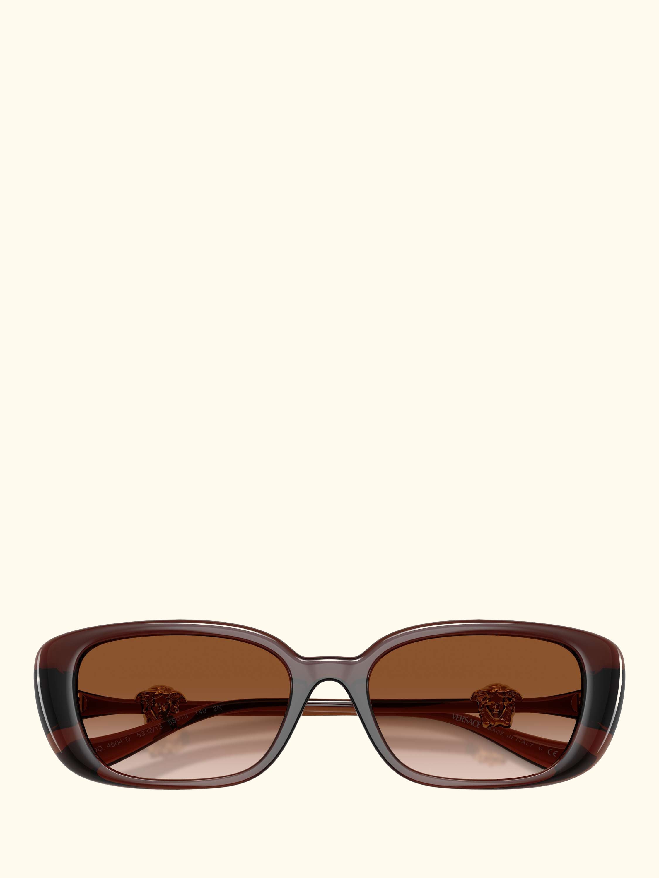 VE4504D Women's Pillow Sunglasses, Brown
