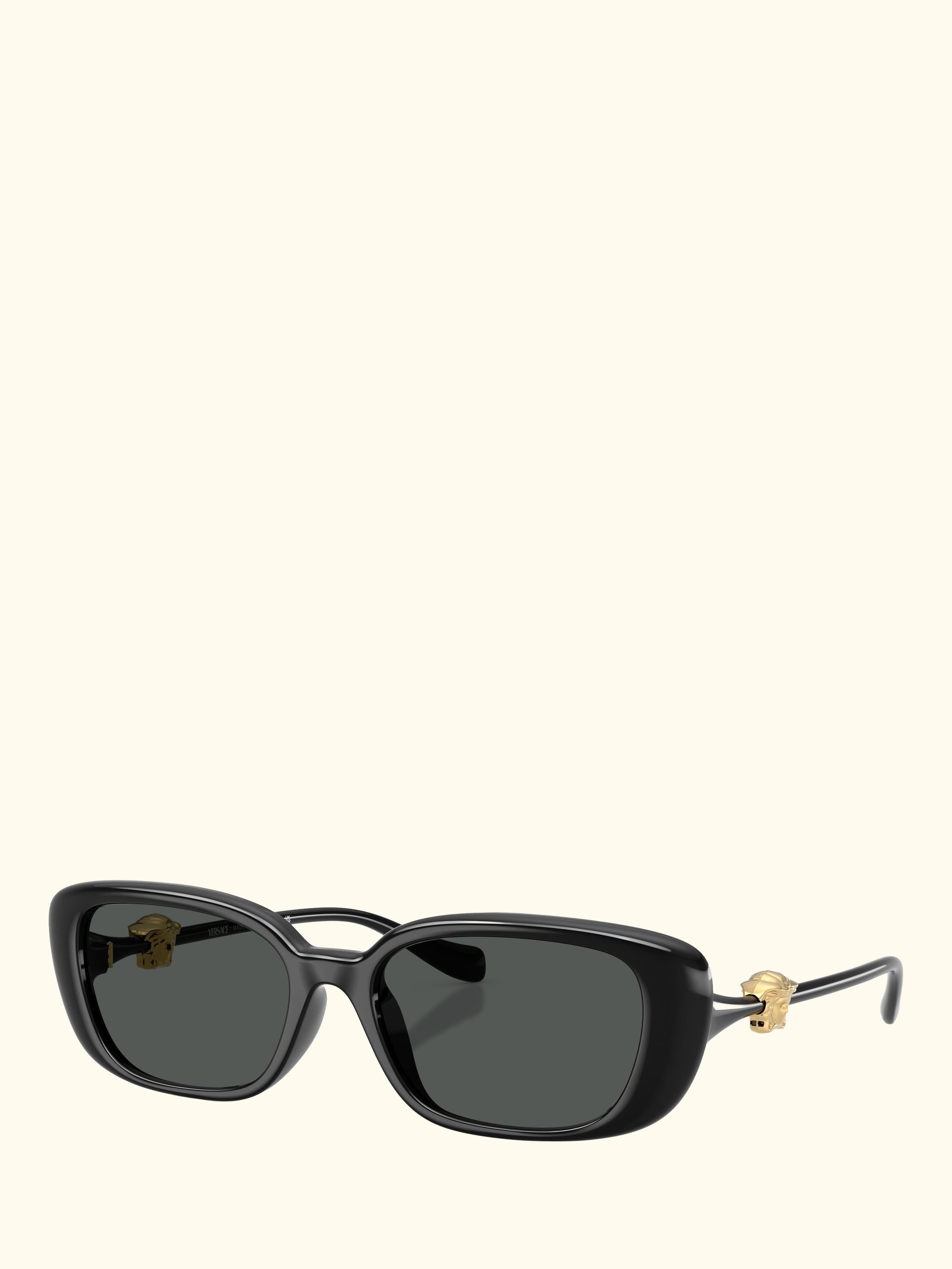 VE4504D Women's Pillow Sunglasses, Black/Grey