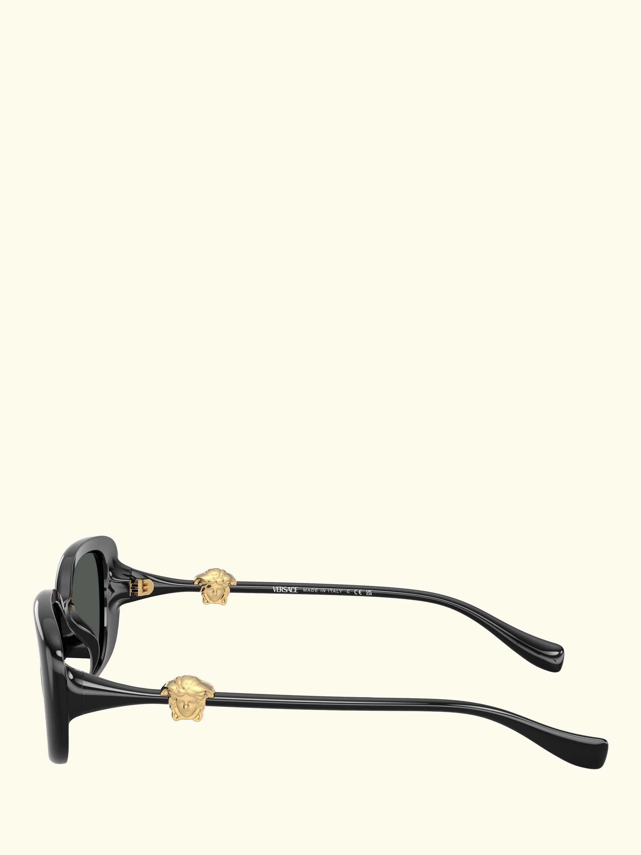 VE4504D Women's Pillow Sunglasses, Black/Grey