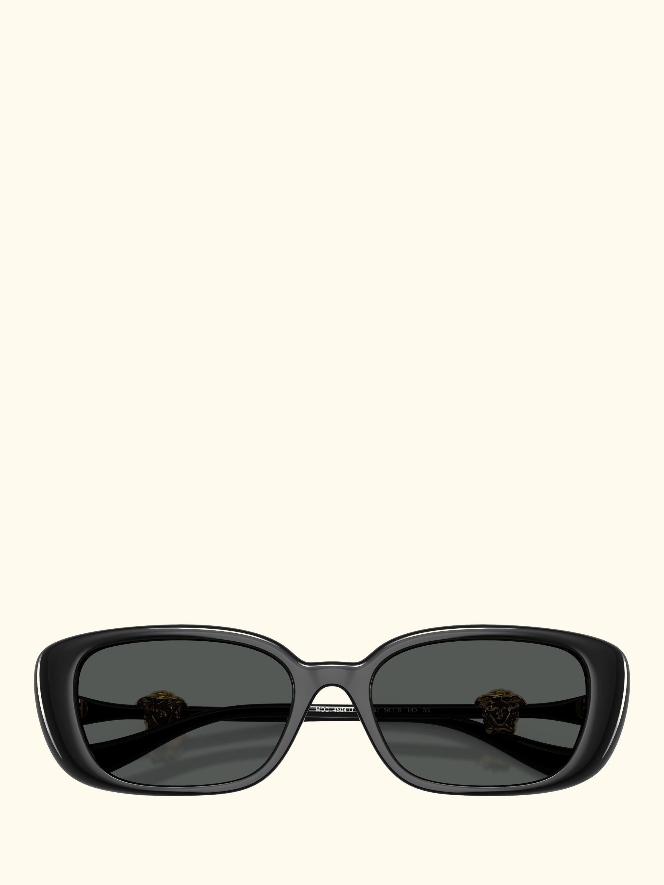 VE4504D Women's Pillow Sunglasses, Black/Grey