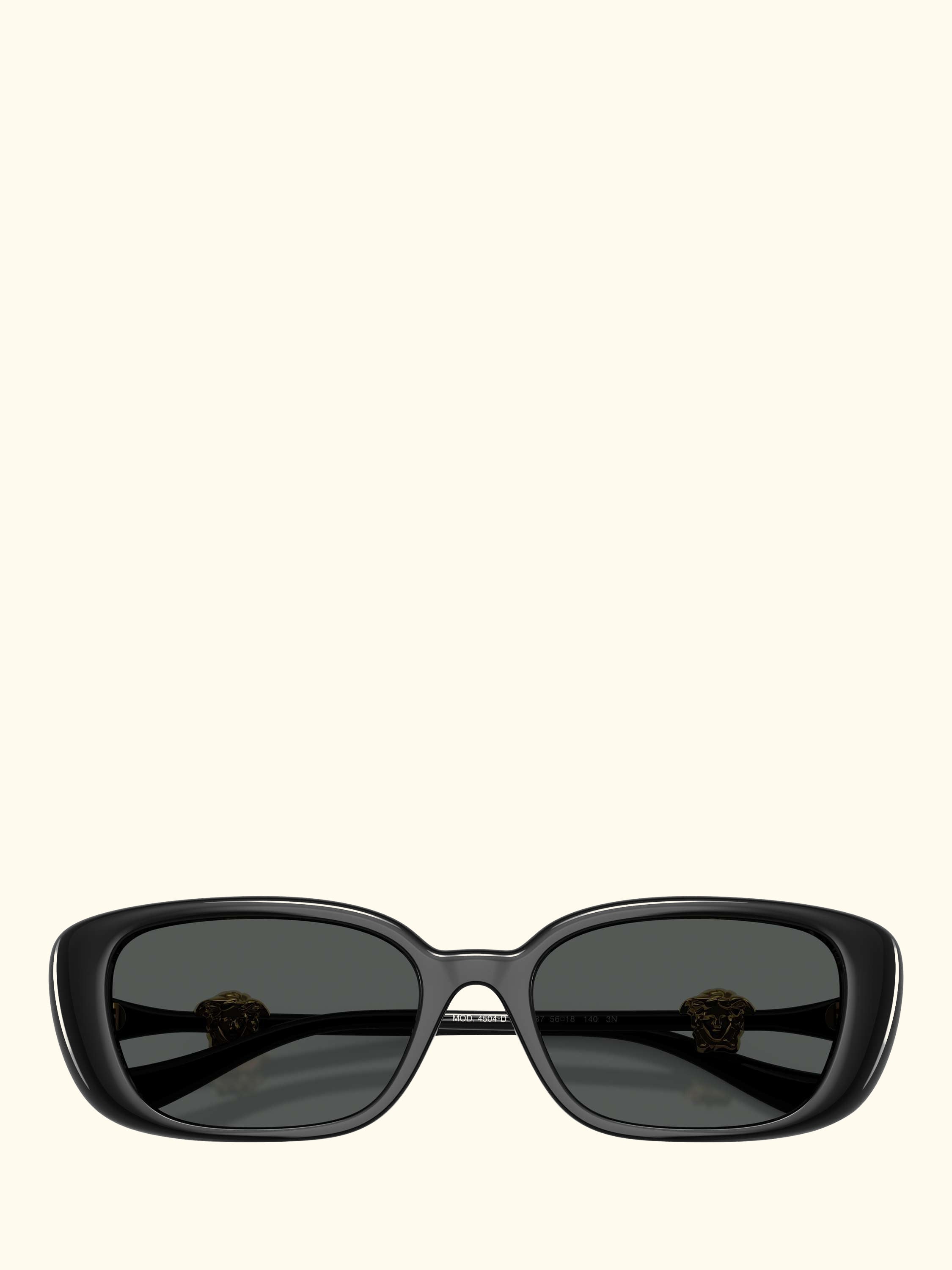 VE4504D Women's Pillow Sunglasses, Black/Grey