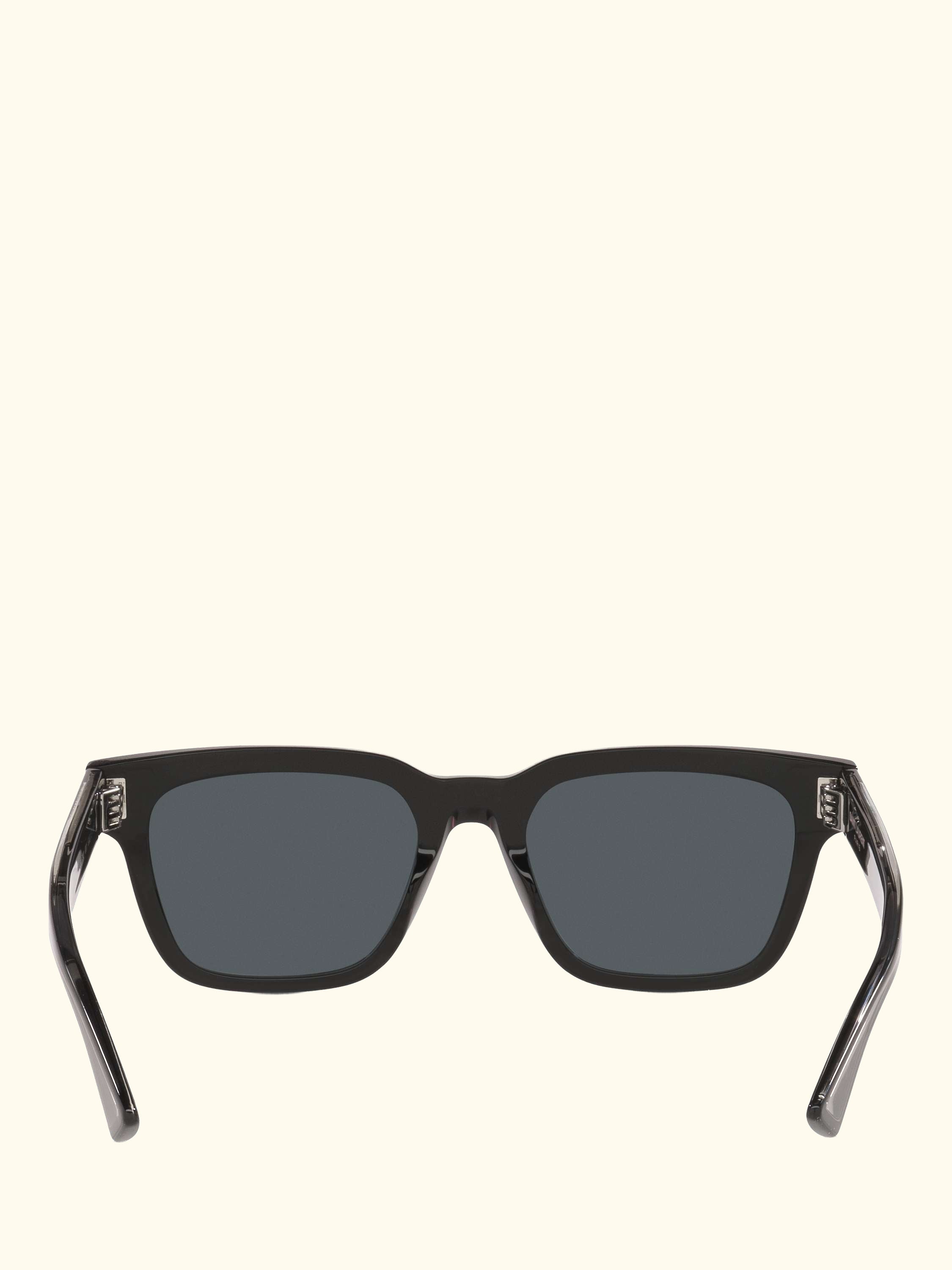 YS000835 Unisex Rectangular Sunglasses, Black