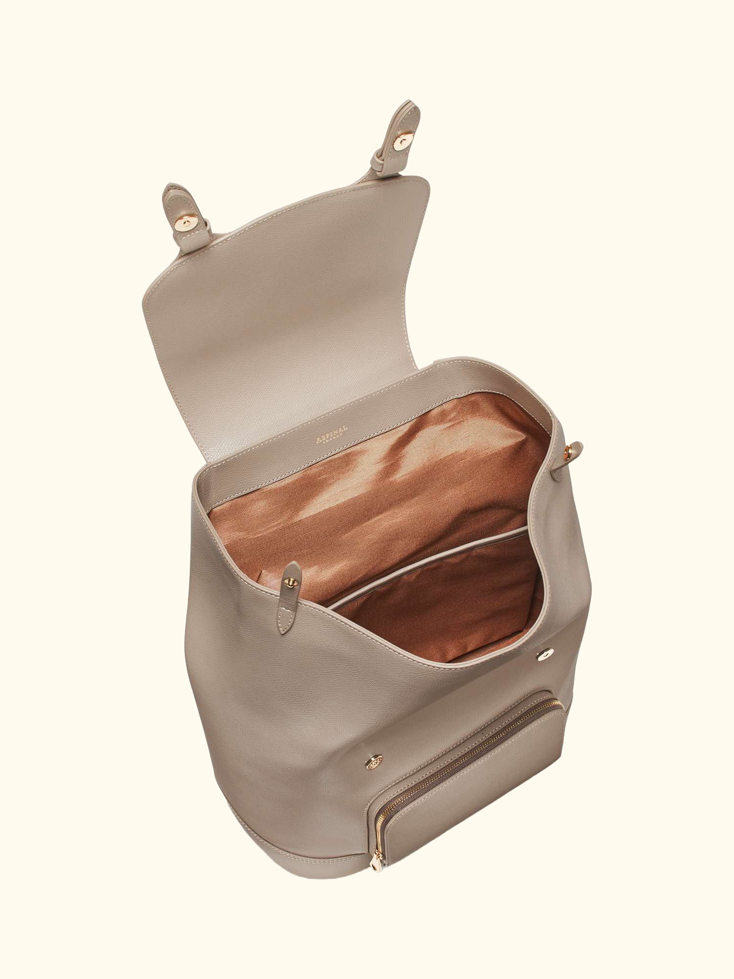 Moleskin Soft Saffiano Leather Backpack