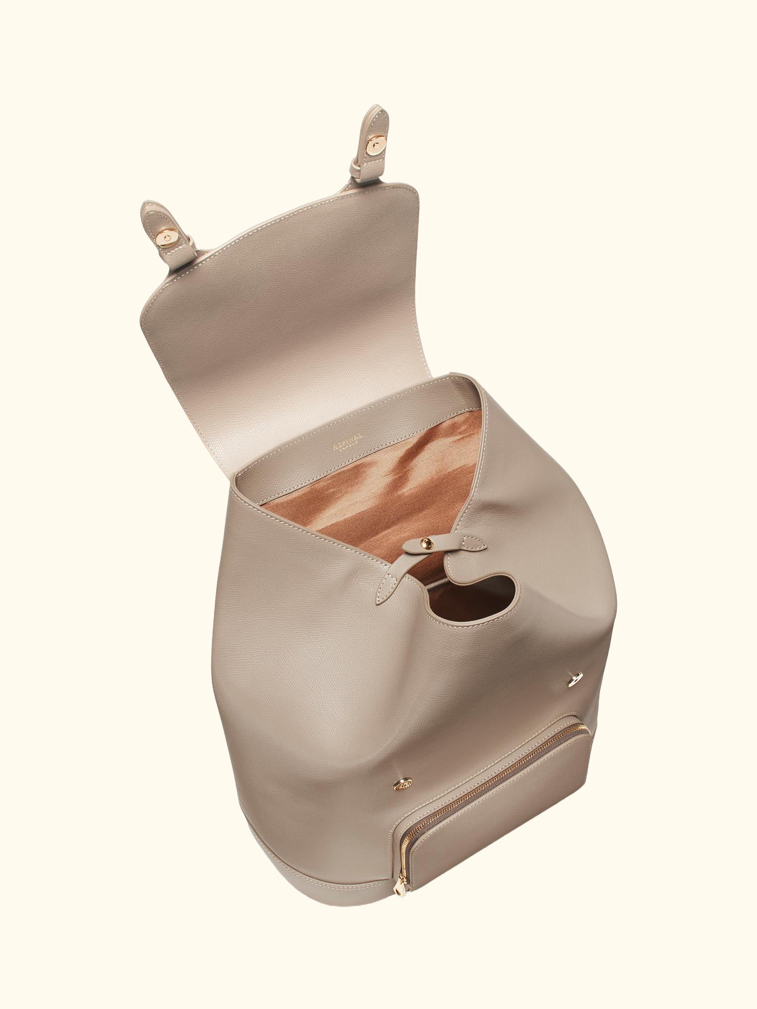 Moleskin Soft Saffiano Leather Backpack