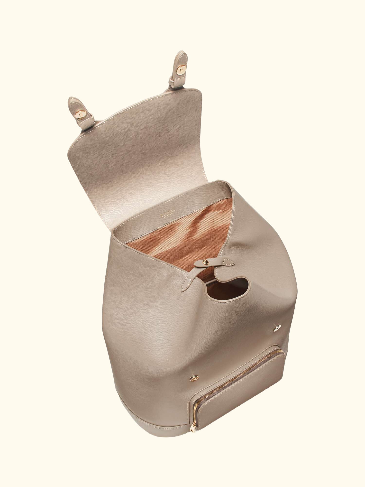Moleskin Soft Saffiano Leather Backpack