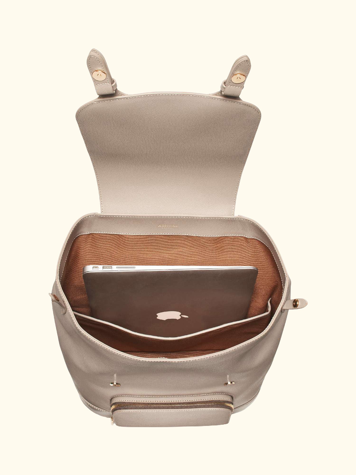 Moleskin Soft Saffiano Leather Backpack