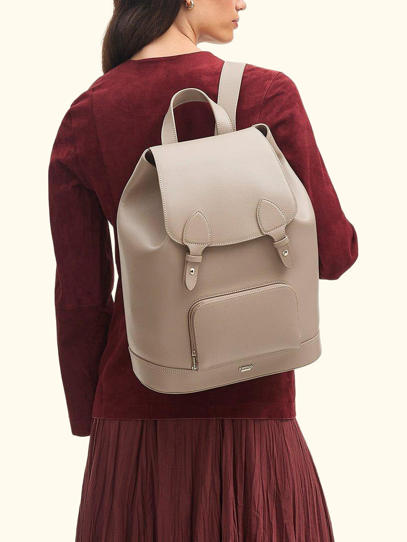 Moleskin Soft Saffiano Leather Backpack