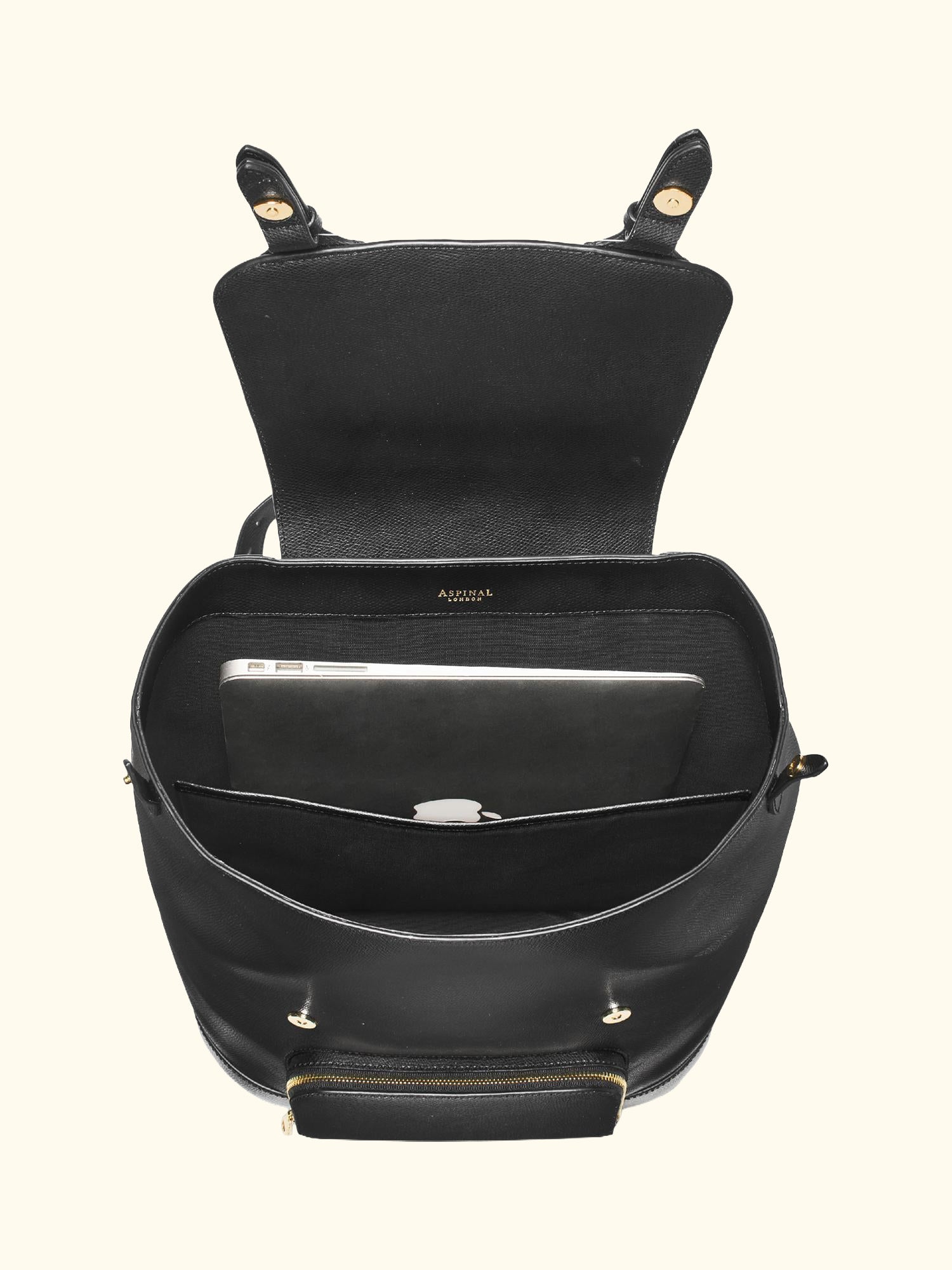 Moleskin Soft Saffiano Leather Backpack