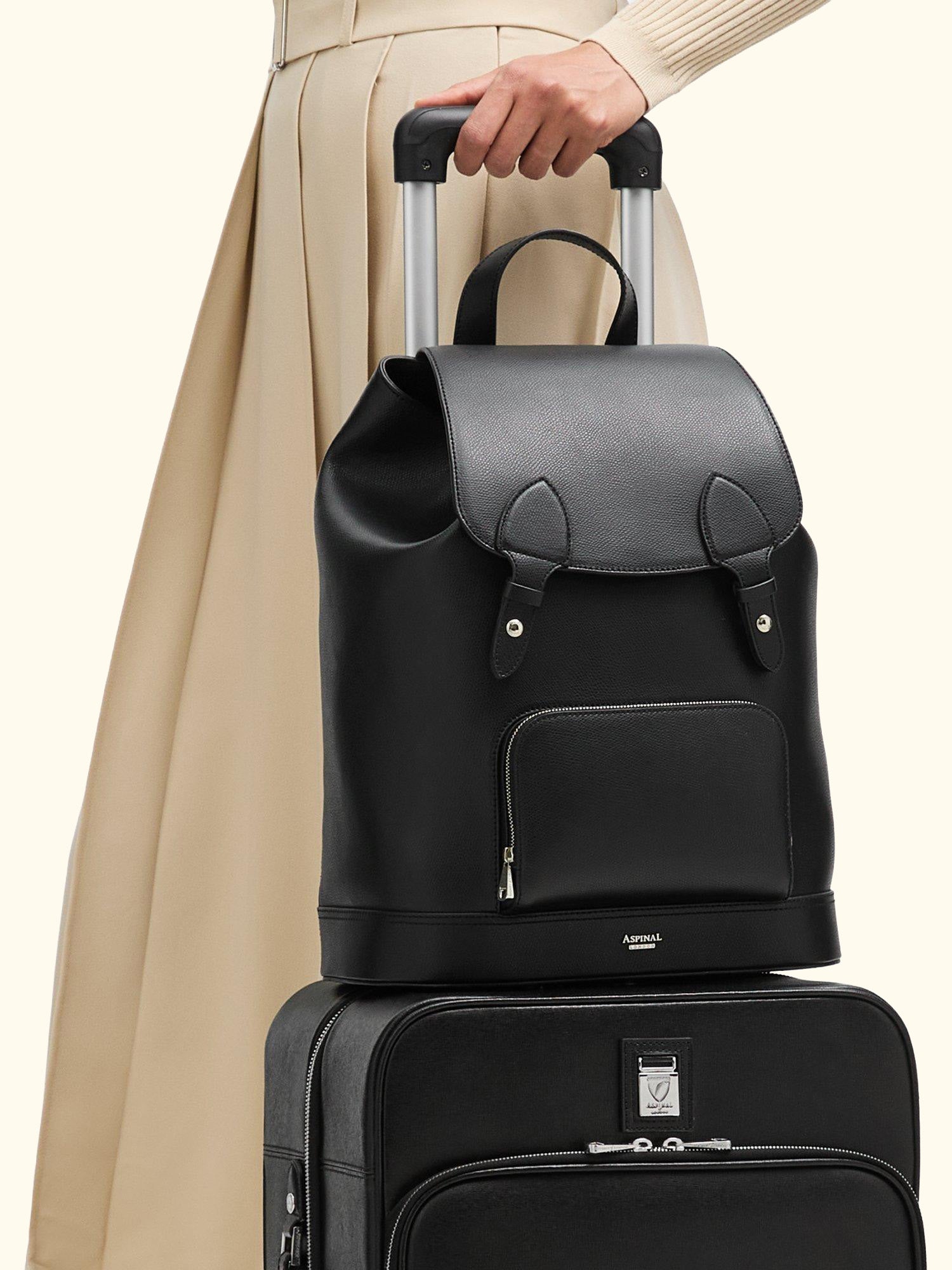 Moleskin Soft Saffiano Leather Backpack