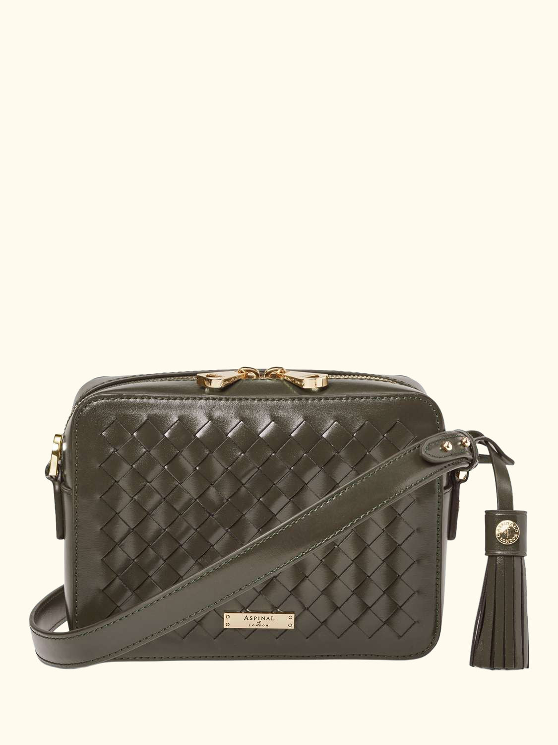 Leather Camera Crossbody Bag